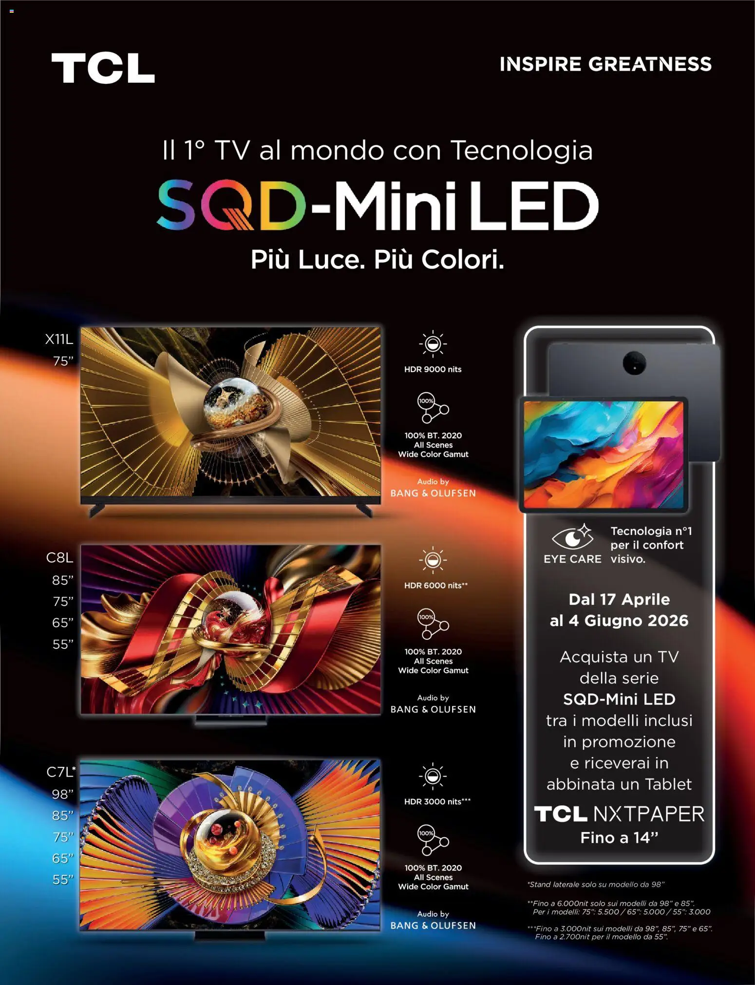 Volantino Trony del 28.04.2026 | Pagina: 37 | Prodotti: Tablet, TV, Audio