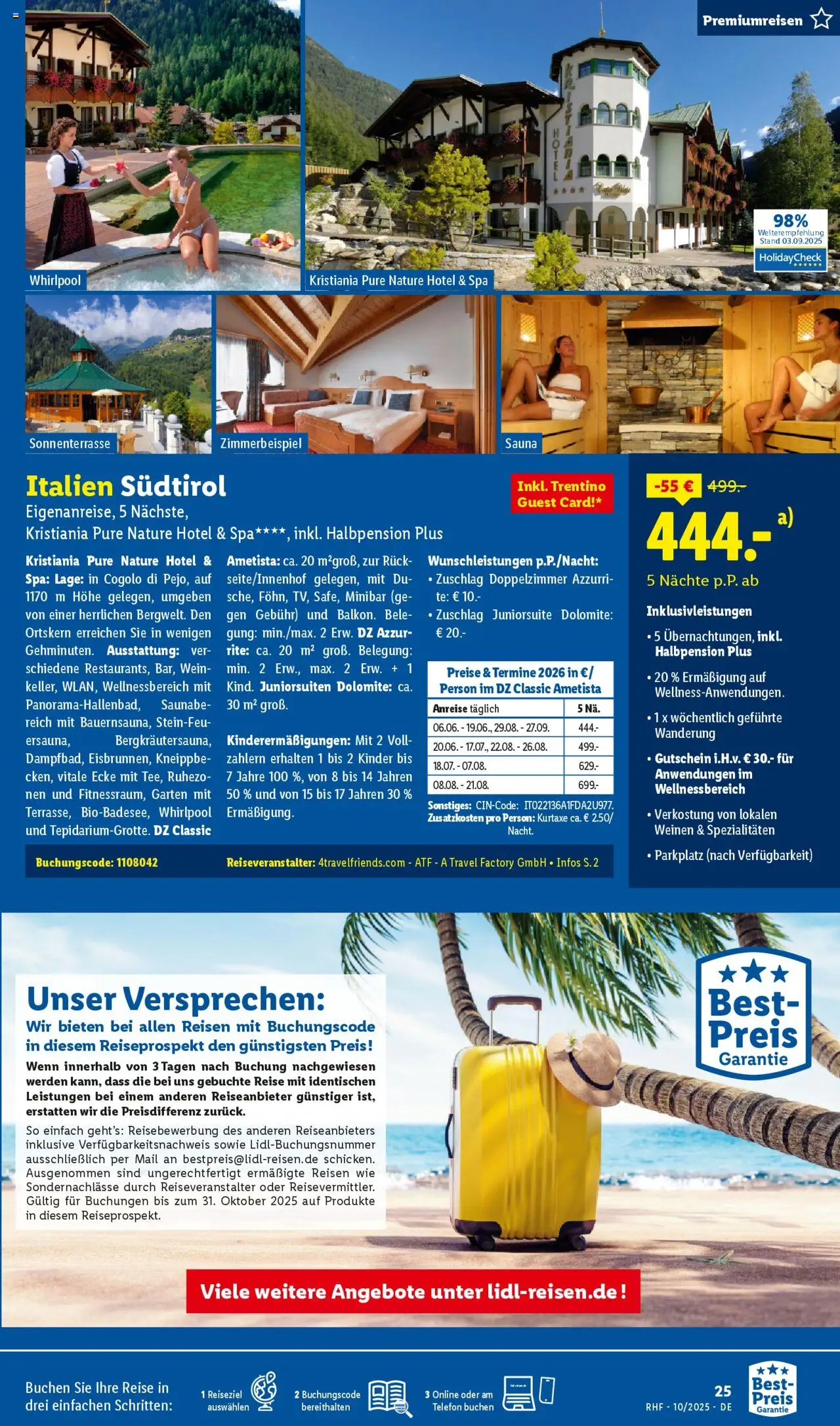 Lidl Reisen Prospekt 	 – gültig ab 26.09.2025 | Seite: 25 | Produkte: Wein, Telefon