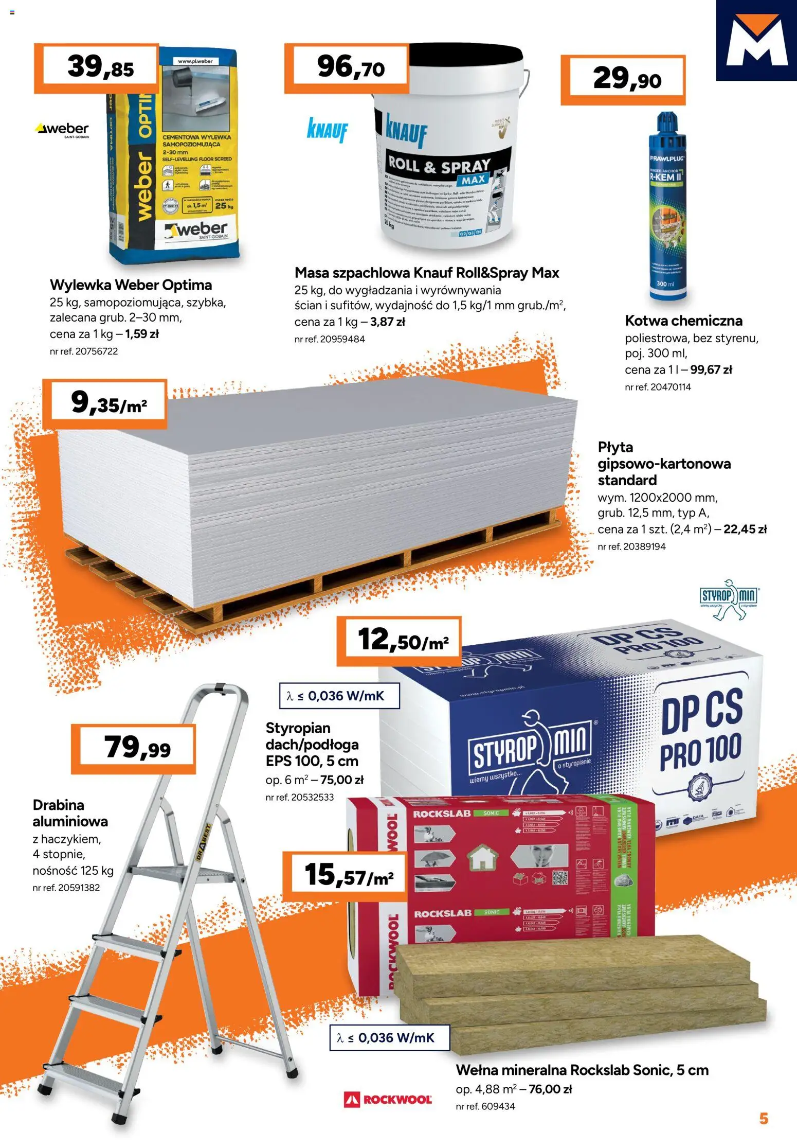 Bricoman Gazetka od 01.12.2025 | Strona: 5 | Produkty: Drabina