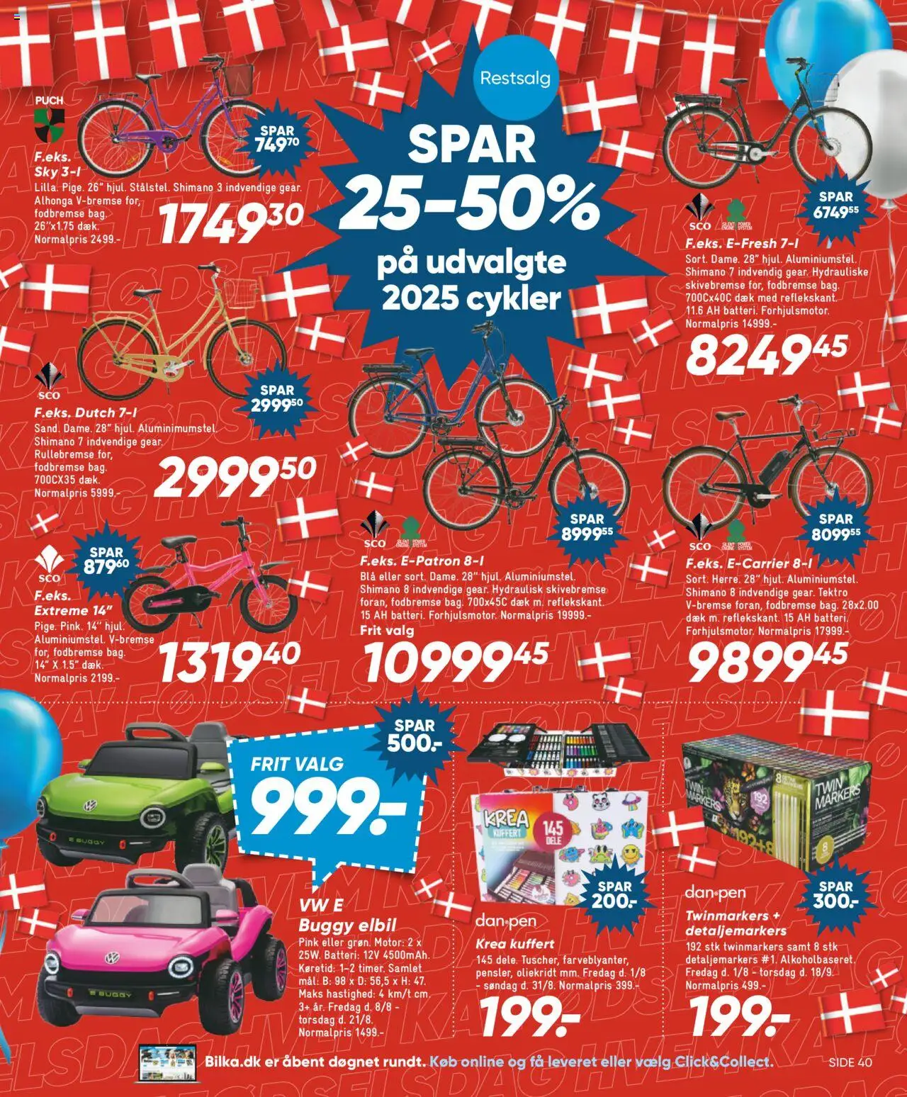 Bilka Tilbudsavis gyldig fra 08.08.2025 | Side: 47 | Produkter: Kuffert, Batteri