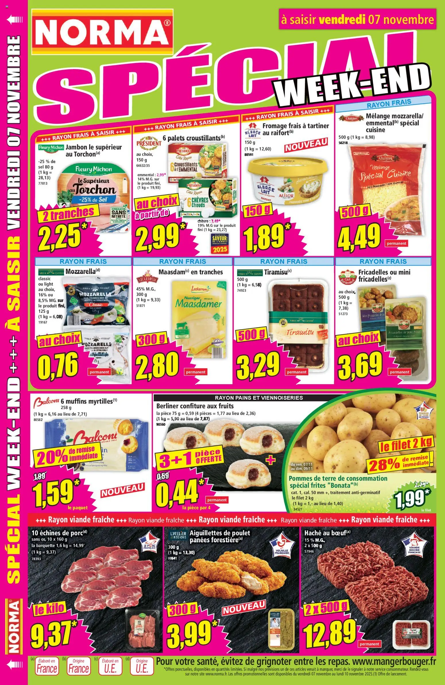 {H1} | Page: 12 | Produits: Sel, Viande, Porc, Fromage frais