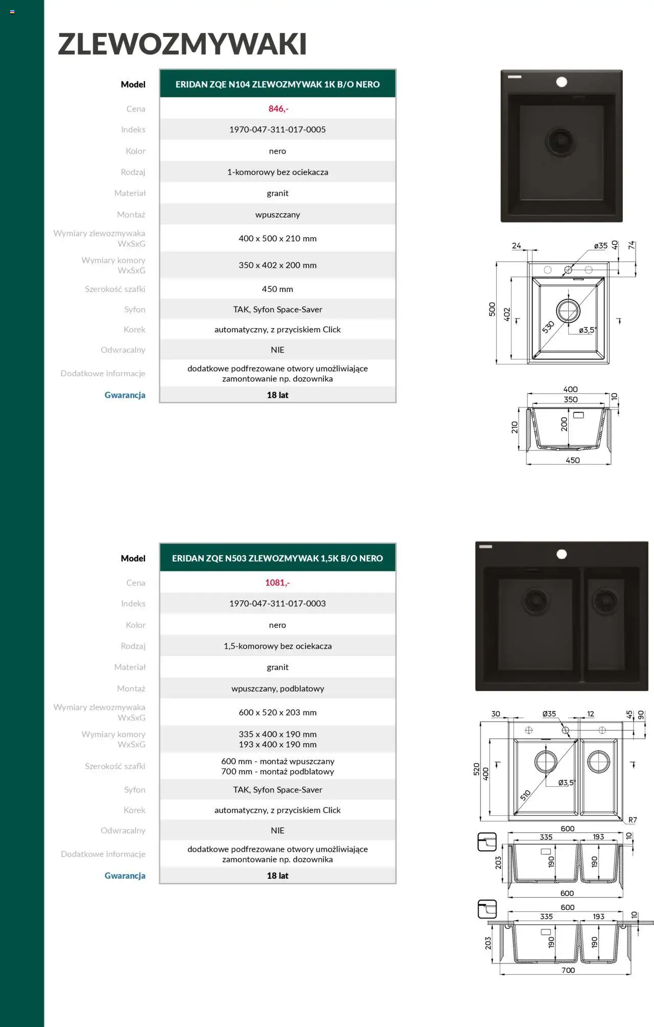 Salony Agata Gazetka - Deante Armatura od 01.09.2025 | Strona: 10