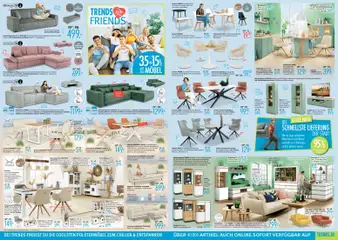 Trends Prospekt 	 ab 28.02.2026 gültig | Seite: 2 | Produkte: Sideboard, Esstisch, Regal, Creme