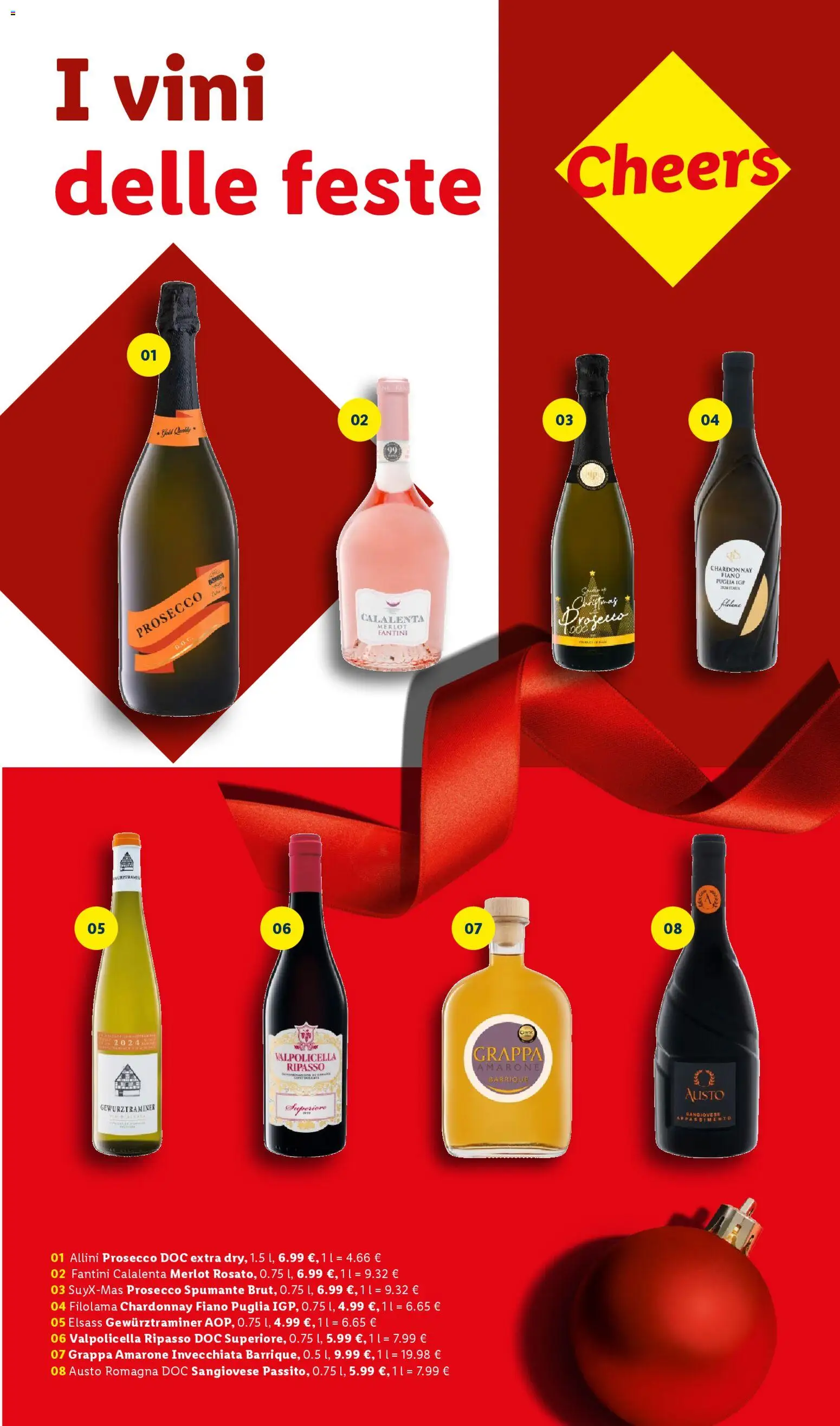 Volantino Lidl del 24.10.2025 | Pagina: 43 | Prodotti: Prosecco, Spumante, Grappa