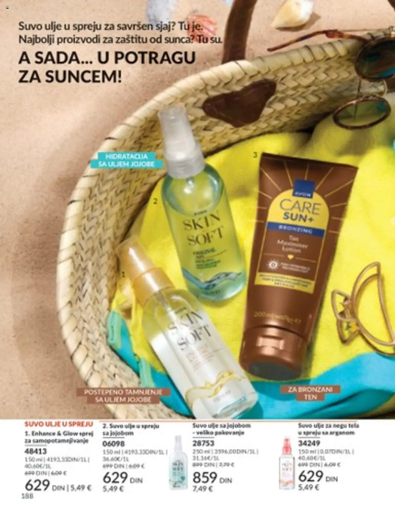 AVON katalog - važi od 01.07.2025 | Strana: 188 | Proizvode: Ulje u spreju, Ulje