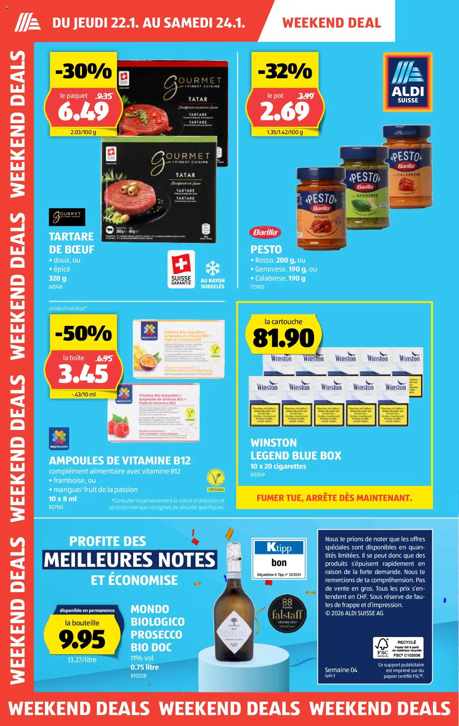 Aldi Aktionen FR – gültig ab 22.01.2026 | Seite: 2 | Produkte: Box, Barilla