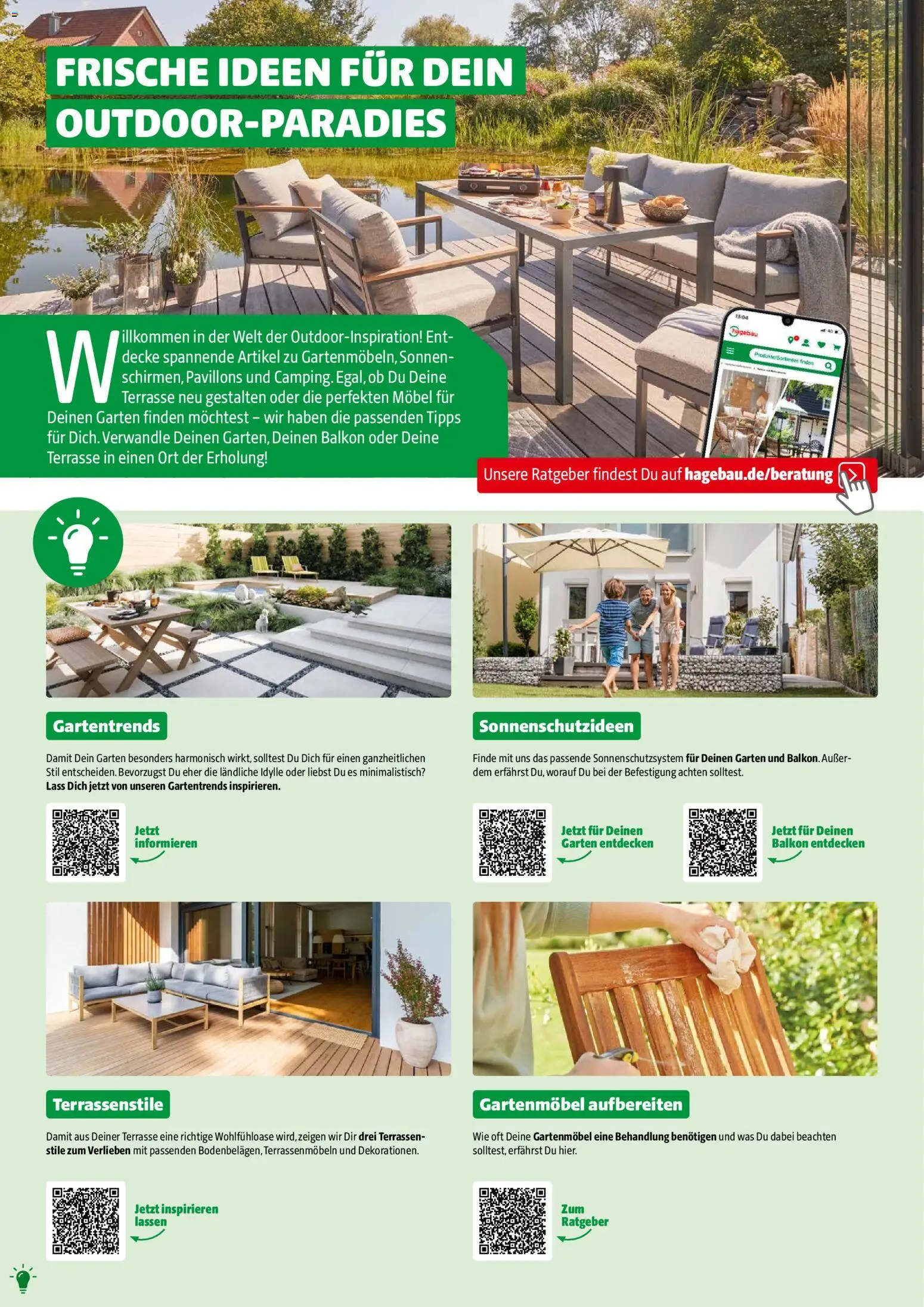 Hagebau Gartenmöbelsortiment – gültig ab 02.03.2026 | Seite: 2 | Produkte: Decke, Gartenmöbel