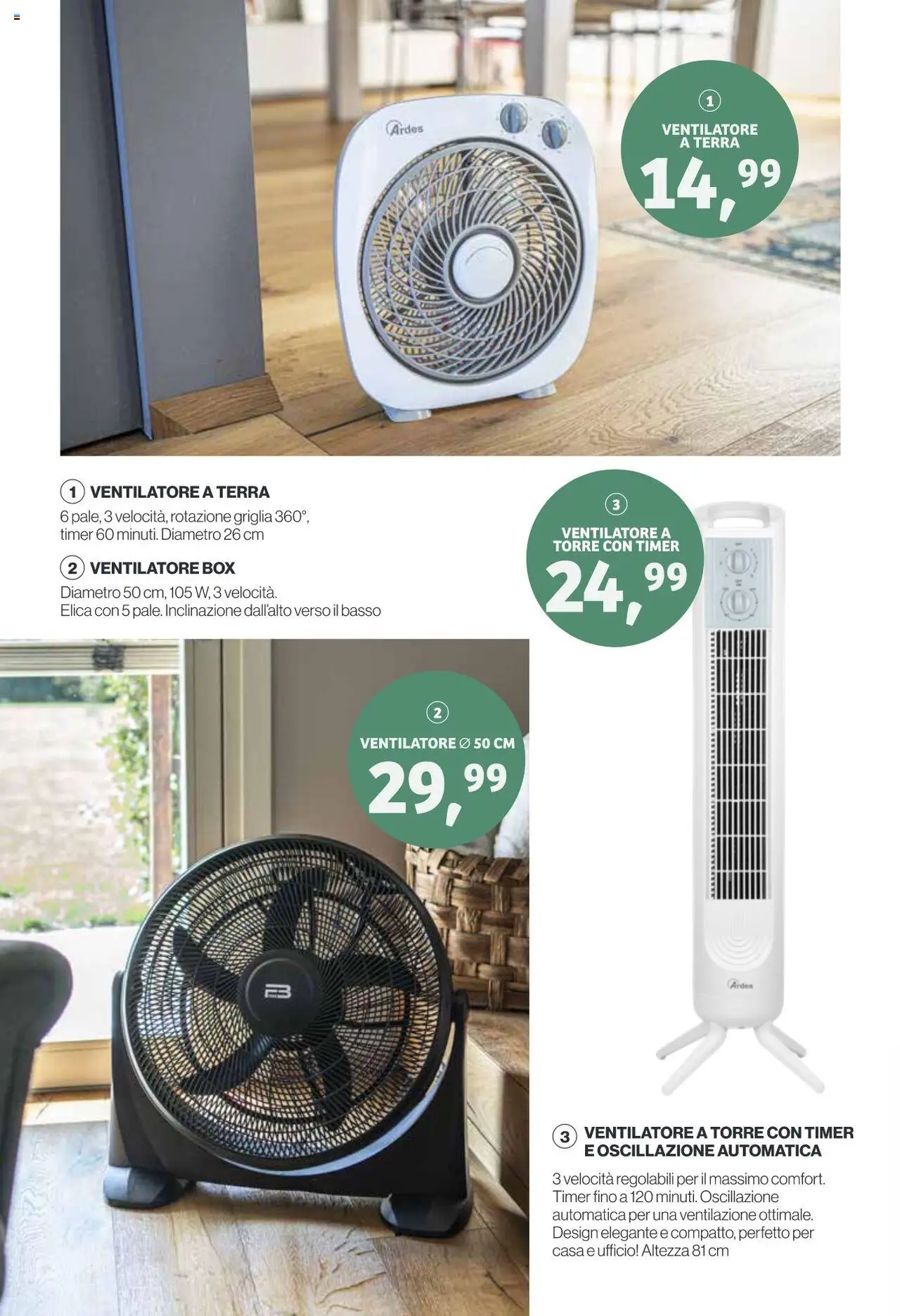 Volantino IN's del 19.05.2025 | Pagina: 6 | Prodotti: Ventilatore, Griglia, Fan, Terra
