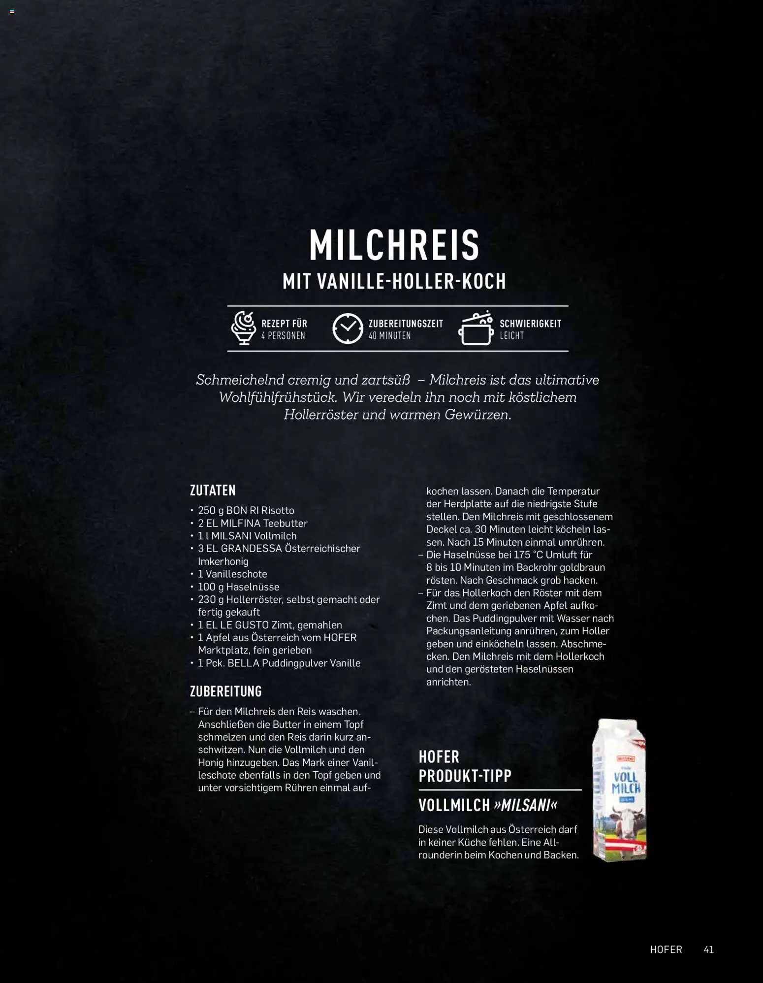 Hofer AT akciós ujság - amely érvényes a következő dátumtól: 04.09.2025 | Oldal: 41 | Termékek: Grana padano