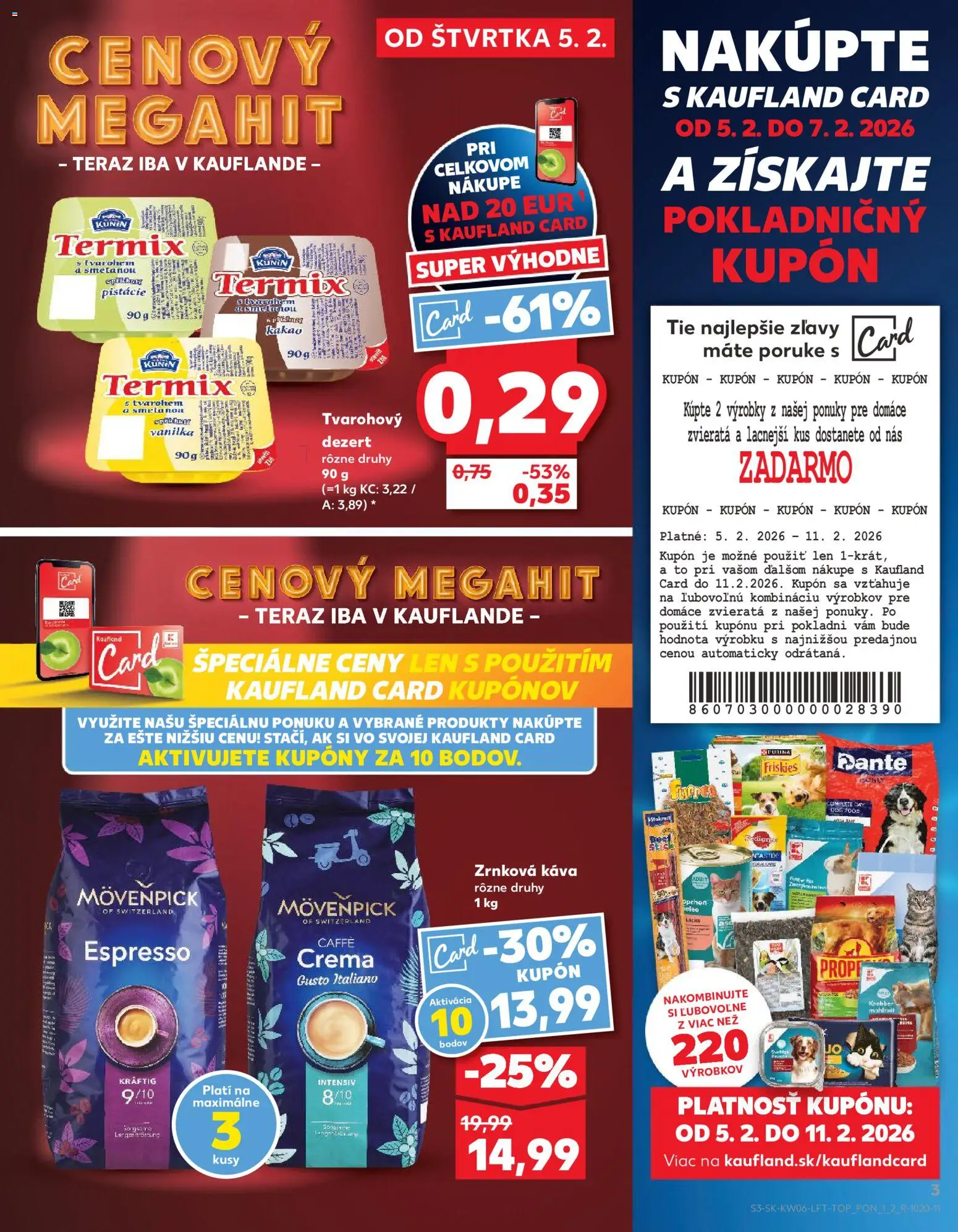 Nové Kaufland akcie – leták je platný od 05.02.2026 | Strana: 3