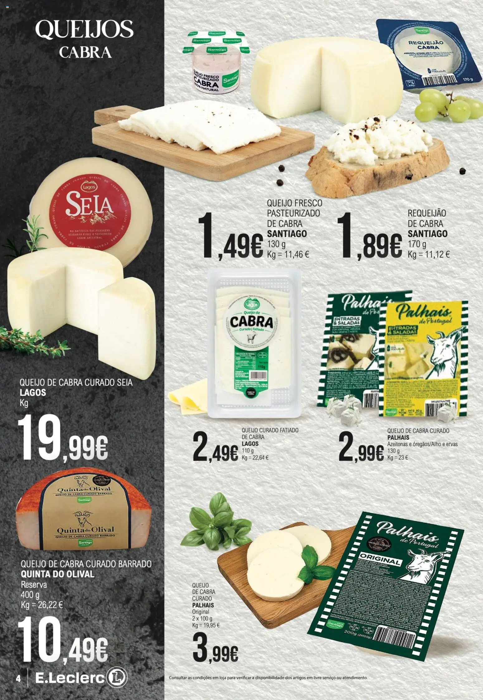 E.Leclerc folheto Queijos, Enchidos e Vinhos │ válido de 10.02.2026 | Página: 4