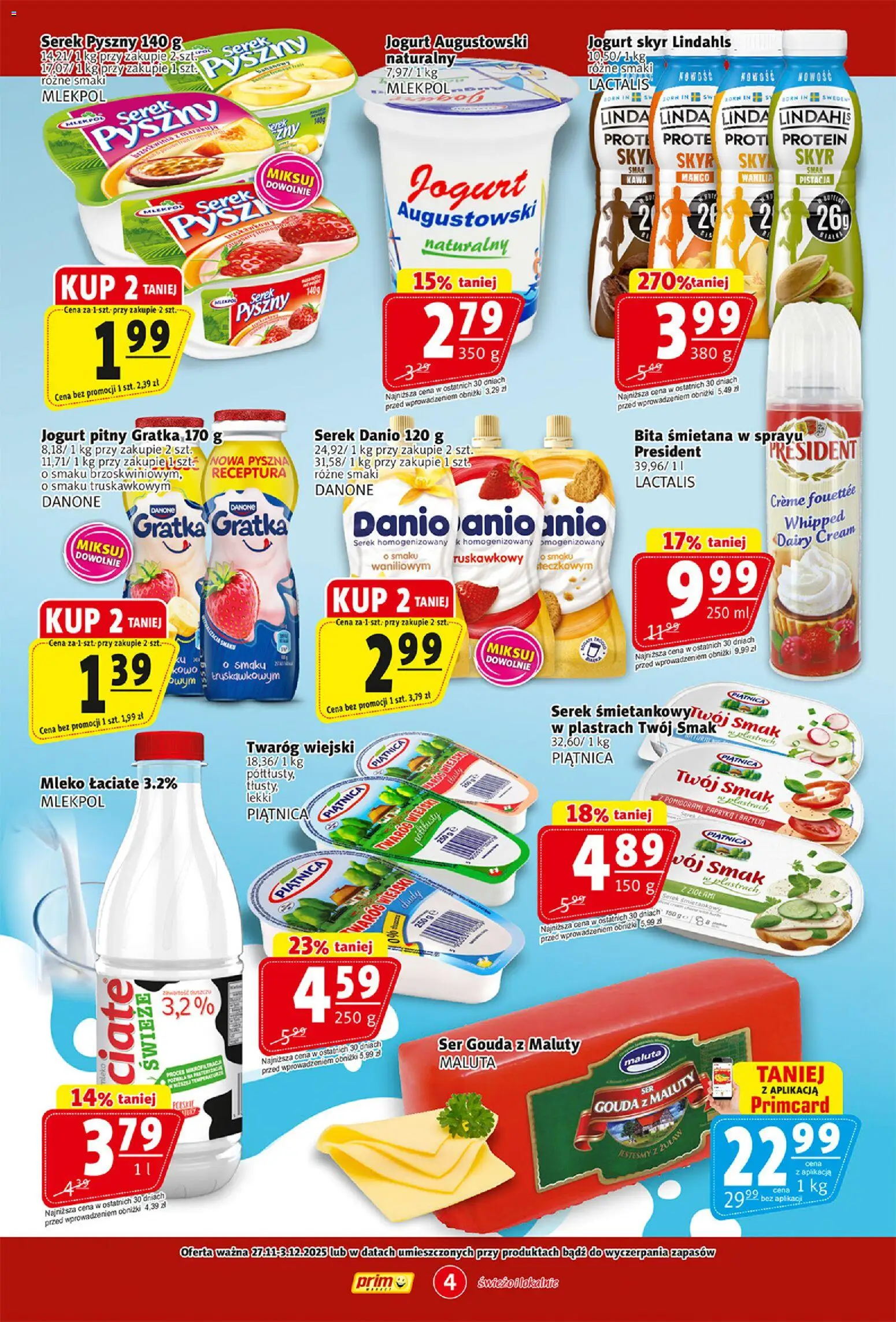Prim Market Black Friday od 27.11.2025 | Strona: 4 | Produkty: Mango, Papryka, Kawa, Twaróg