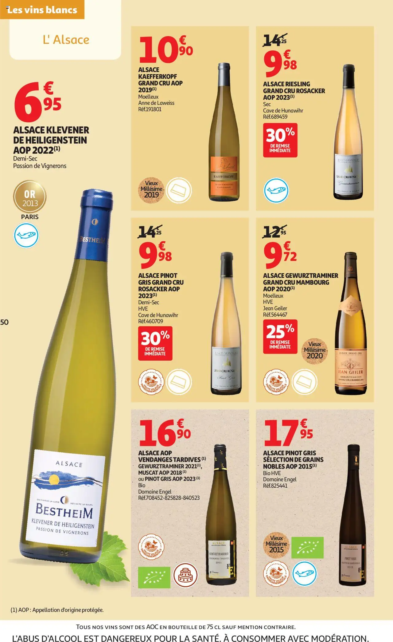 {H1} | Page: 50 | Produits: Vin, Klevener de heiligenstein