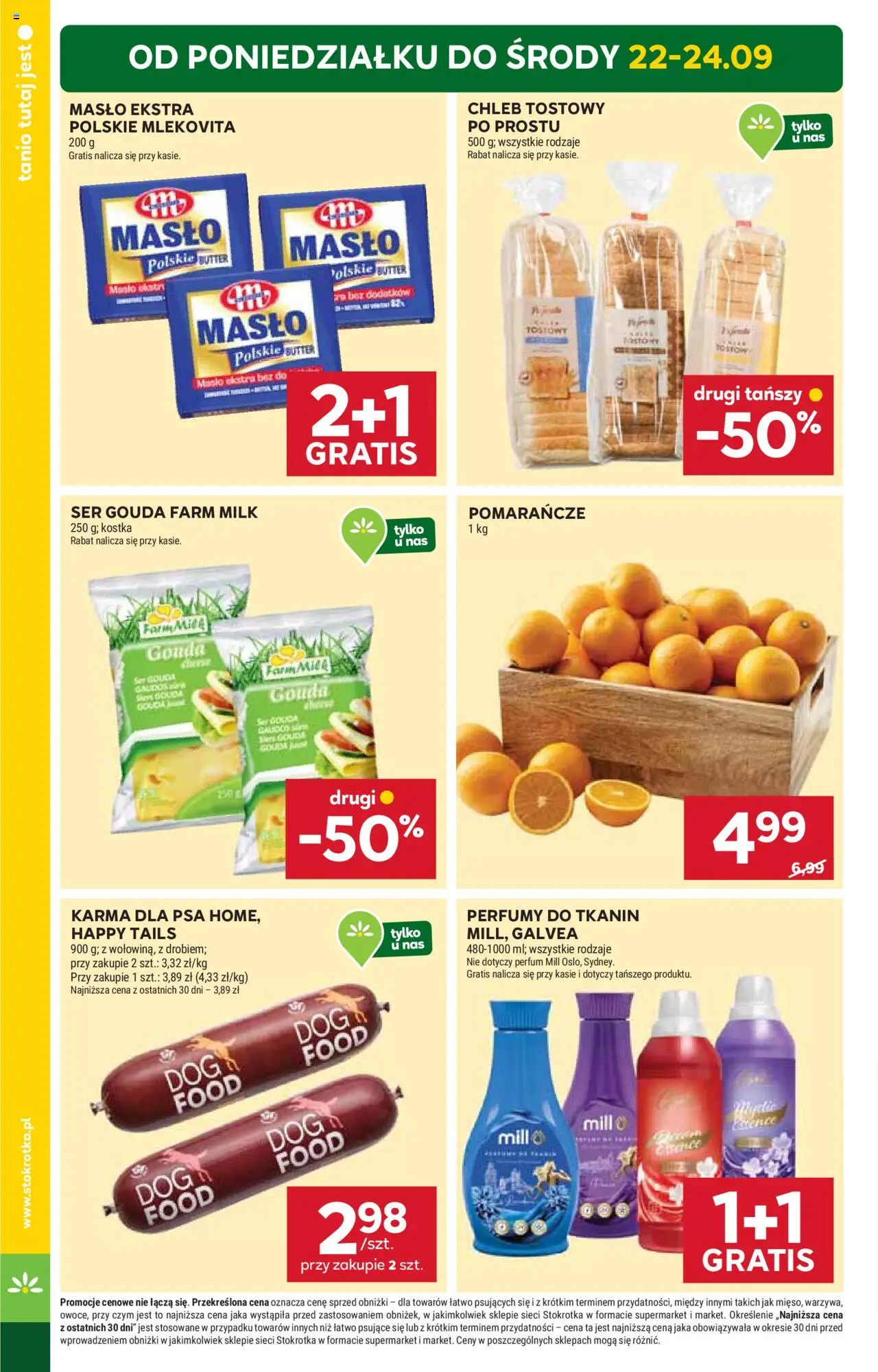 Stokrotka Gazetka - Market od 18.09.2025 | Strona: 4 | Produkty: Ser, Chleb, Pomarańcze, Warzywa