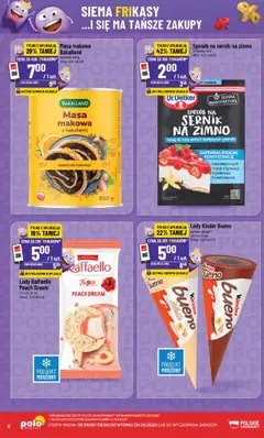 POLOmarket Gazetka - Frikasowe hity od 18.06.2025 | Strona: 6 | Produkty: Galaretki, Masa makowa, Kinder Bueno, Lody