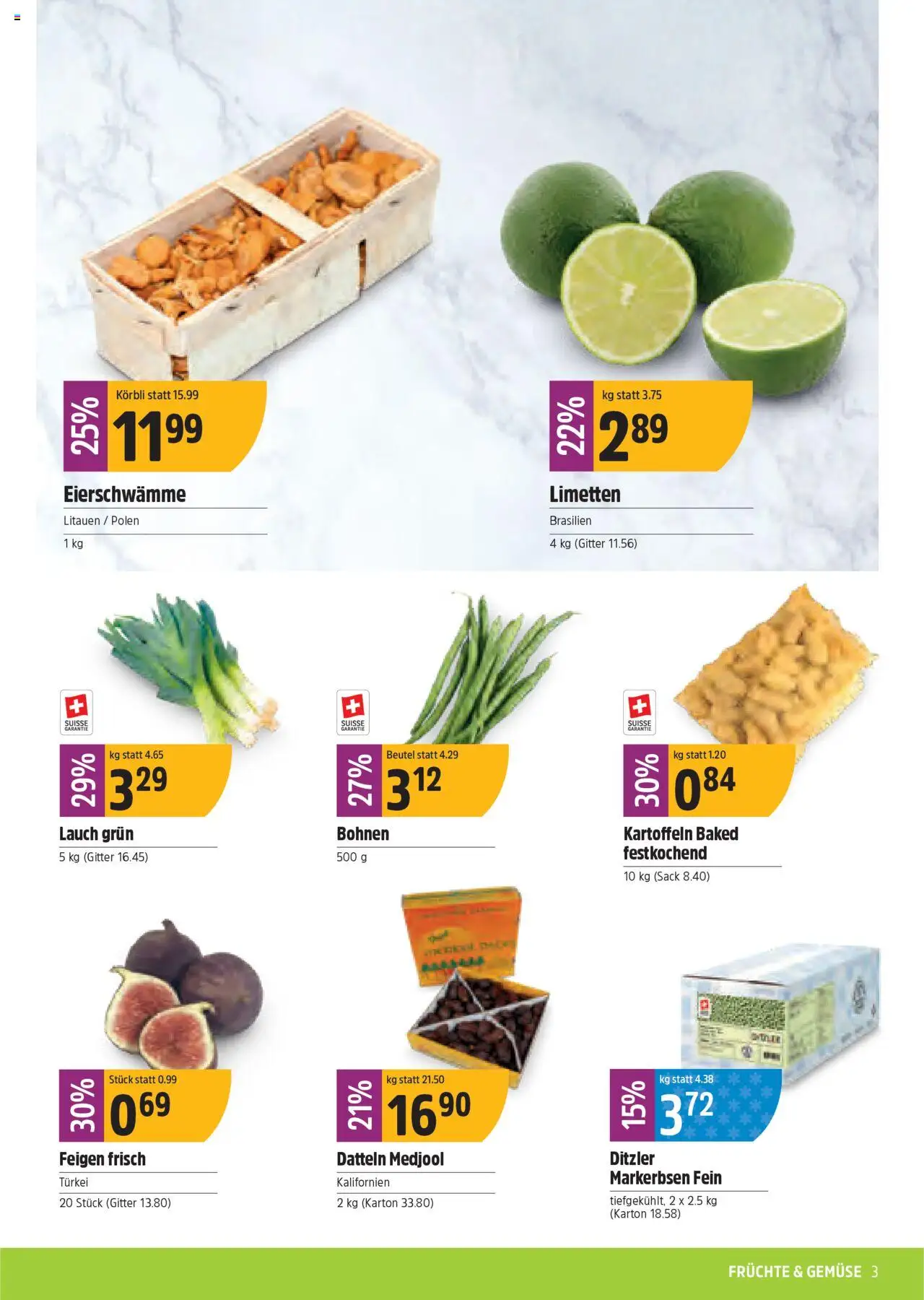 TopCC Aktionen ab 25.08.2025 | Seite: 3 | Produkte: Gitter, Gemüse, Kartoffeln, Früchte