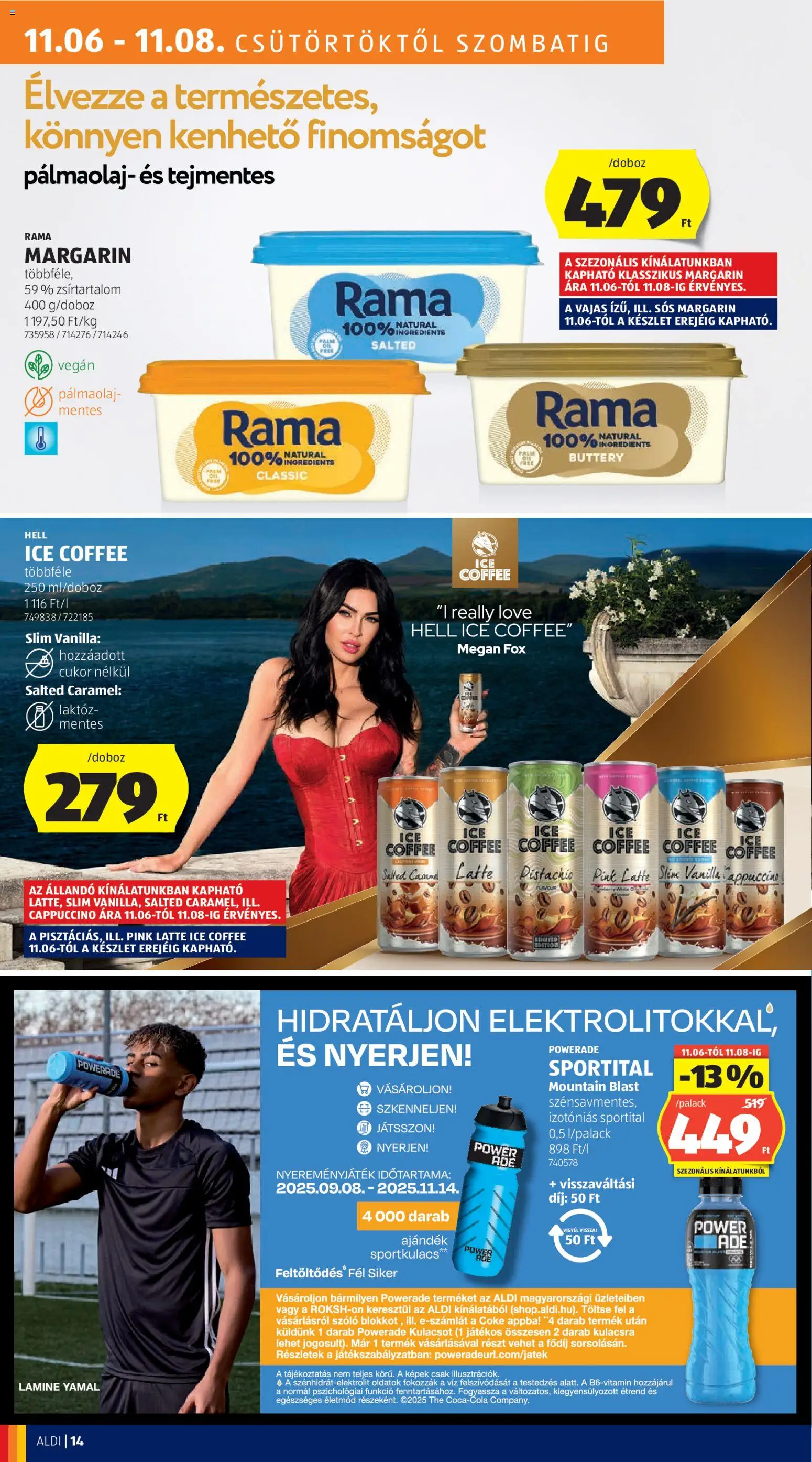 Aldi akciós ujság - amely érvényes a következő dátumtól: 06.11.2025 | Oldal: 22 | Termékek: Szőlő, Margarin, Rama, Vegán