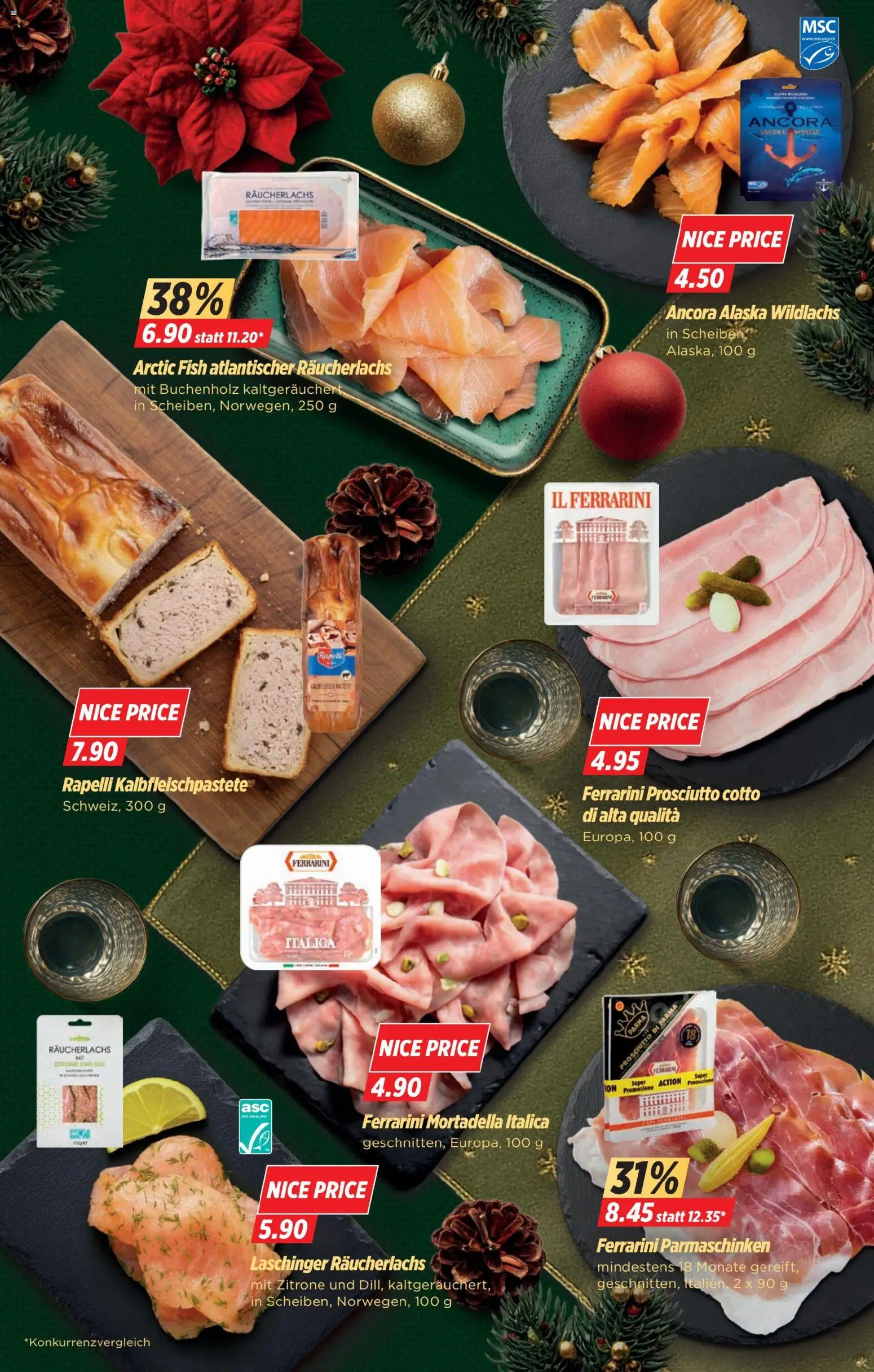 Denner Aktionen – gültig ab 09.12.2025 | Seite: 7 | Produkte: Räucherlachs, Zitrone