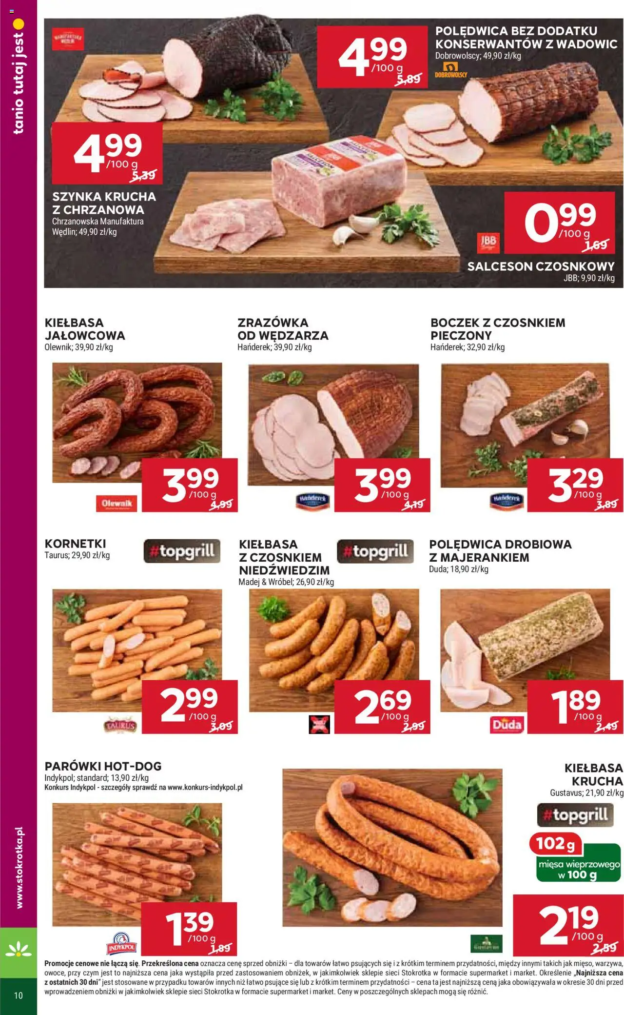 Stokrotka Gazetka od 29.05.2025 | Strona: 14 | Produkty: Stokrotka, Parówki, Szynka, Boczek