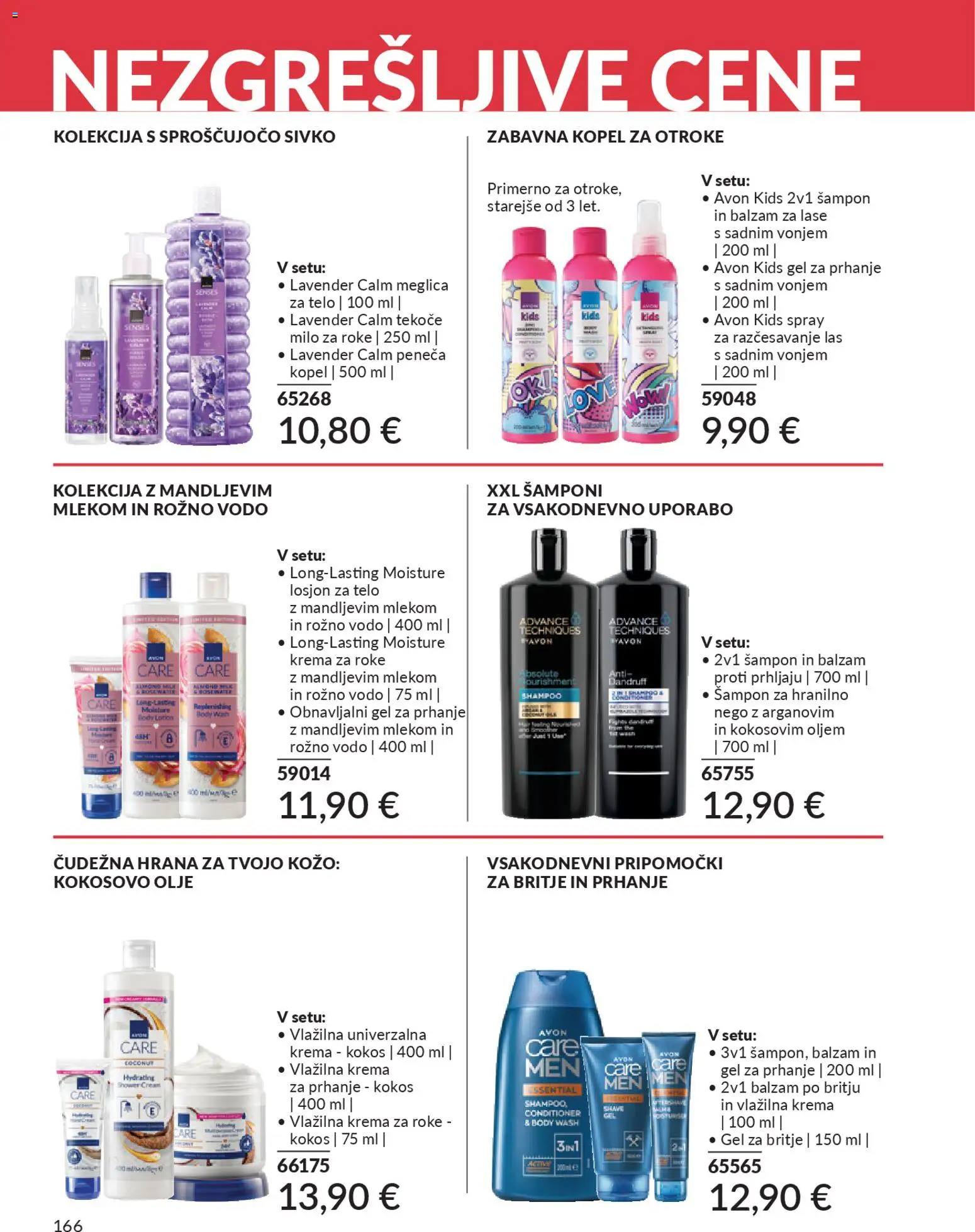 Novi Avon katalog ponudbe – veljaven od 01.03.2026 | Stran: 170 | Izdelki: Gel za prhanje, Gel za britje, Sampon, Krema