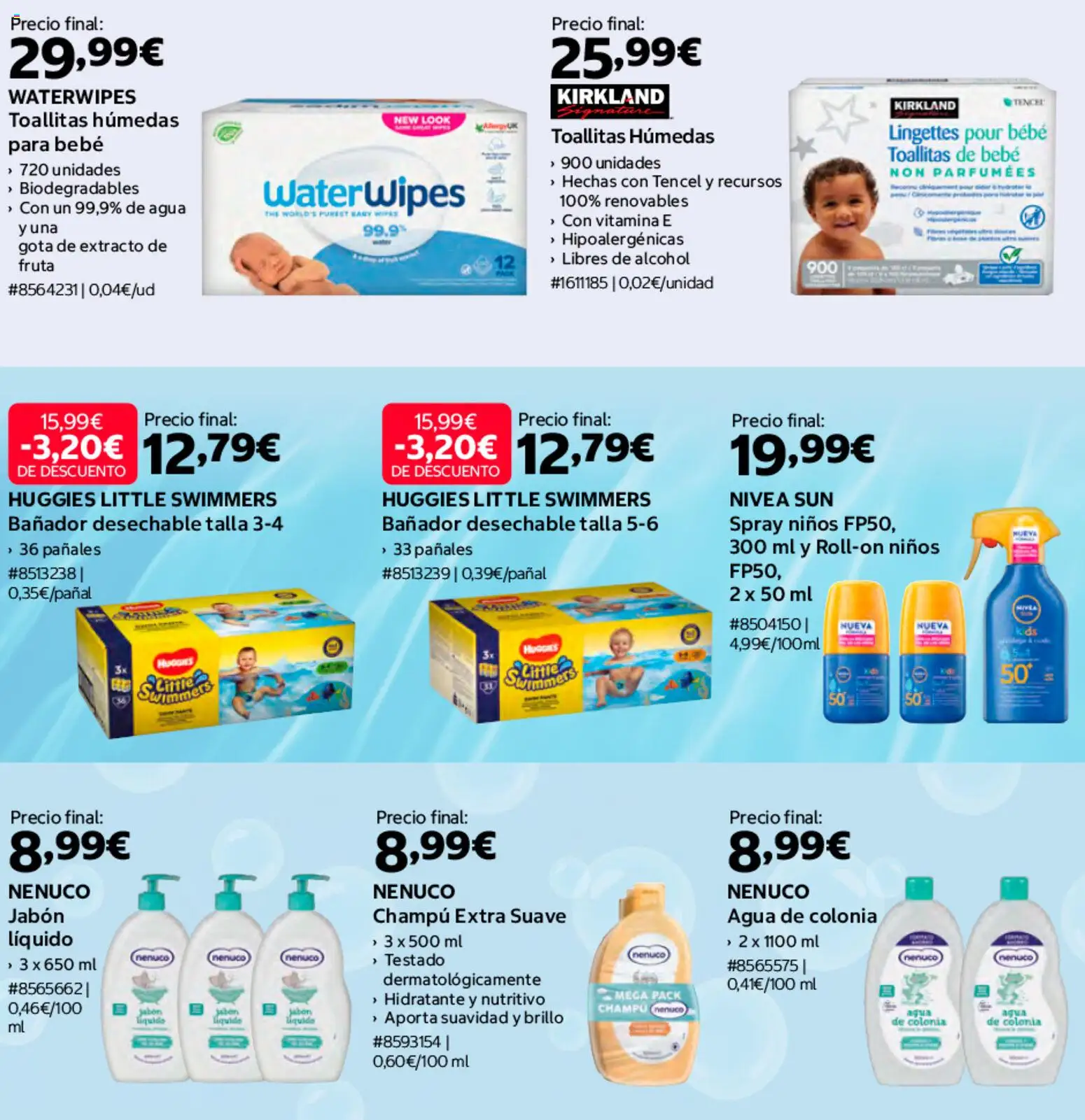 Costco catálogo │ válido desde el 27.04.2026 | Página: 7 | Productos: Agua de colonia, Champú, Colonia, Jabón