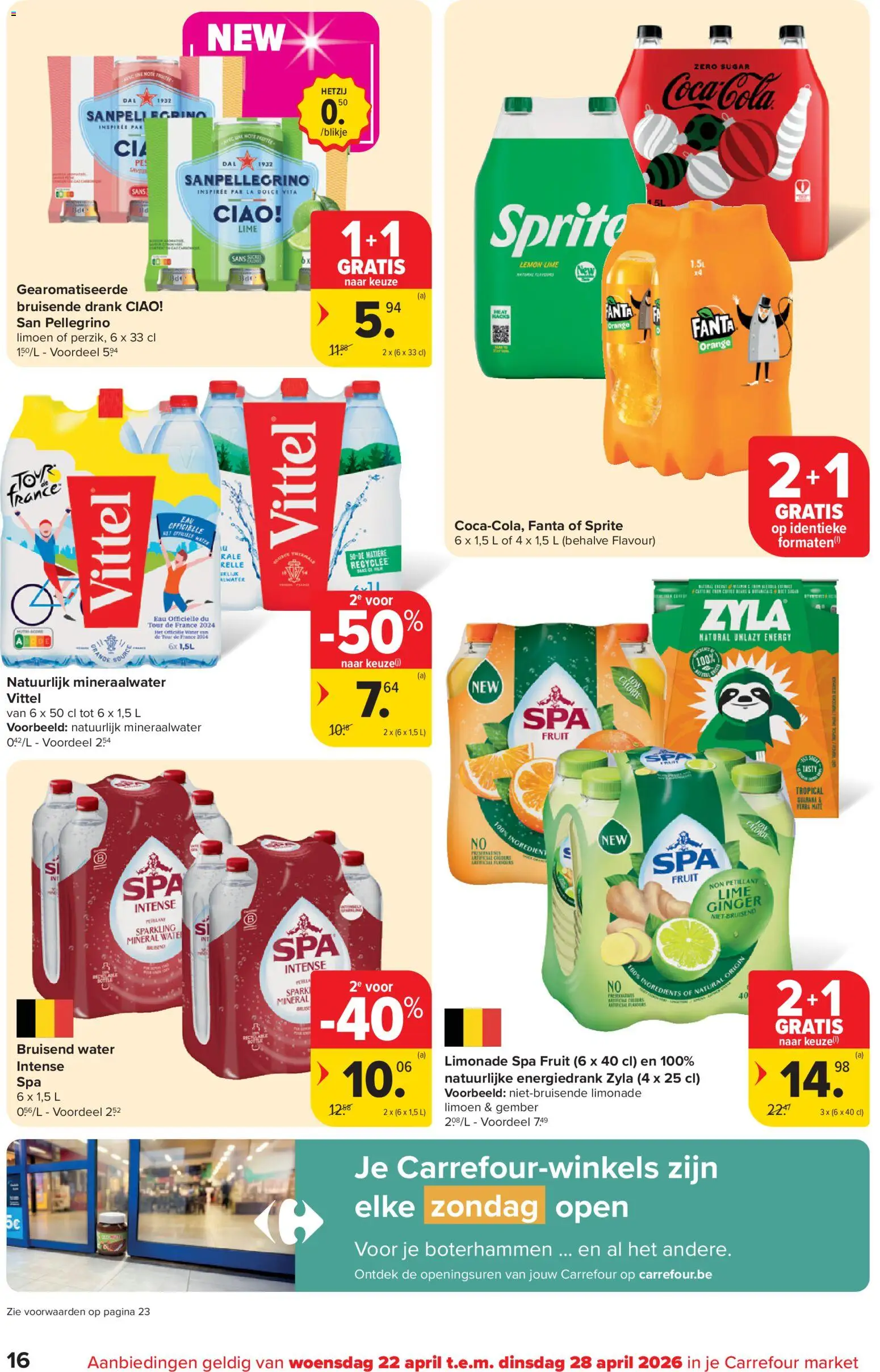 {H1} | Pagina: 16 | Producten: Limonade, La, Fruit, Mineraalwater