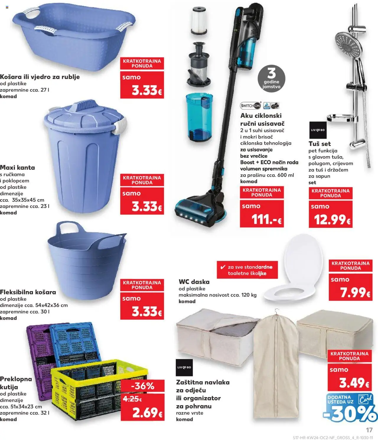 Kaufland HR akciós ujság - amely érvényes a következő dátumtól: 11.06.2025 | Oldal: 17 | Termékek: WC