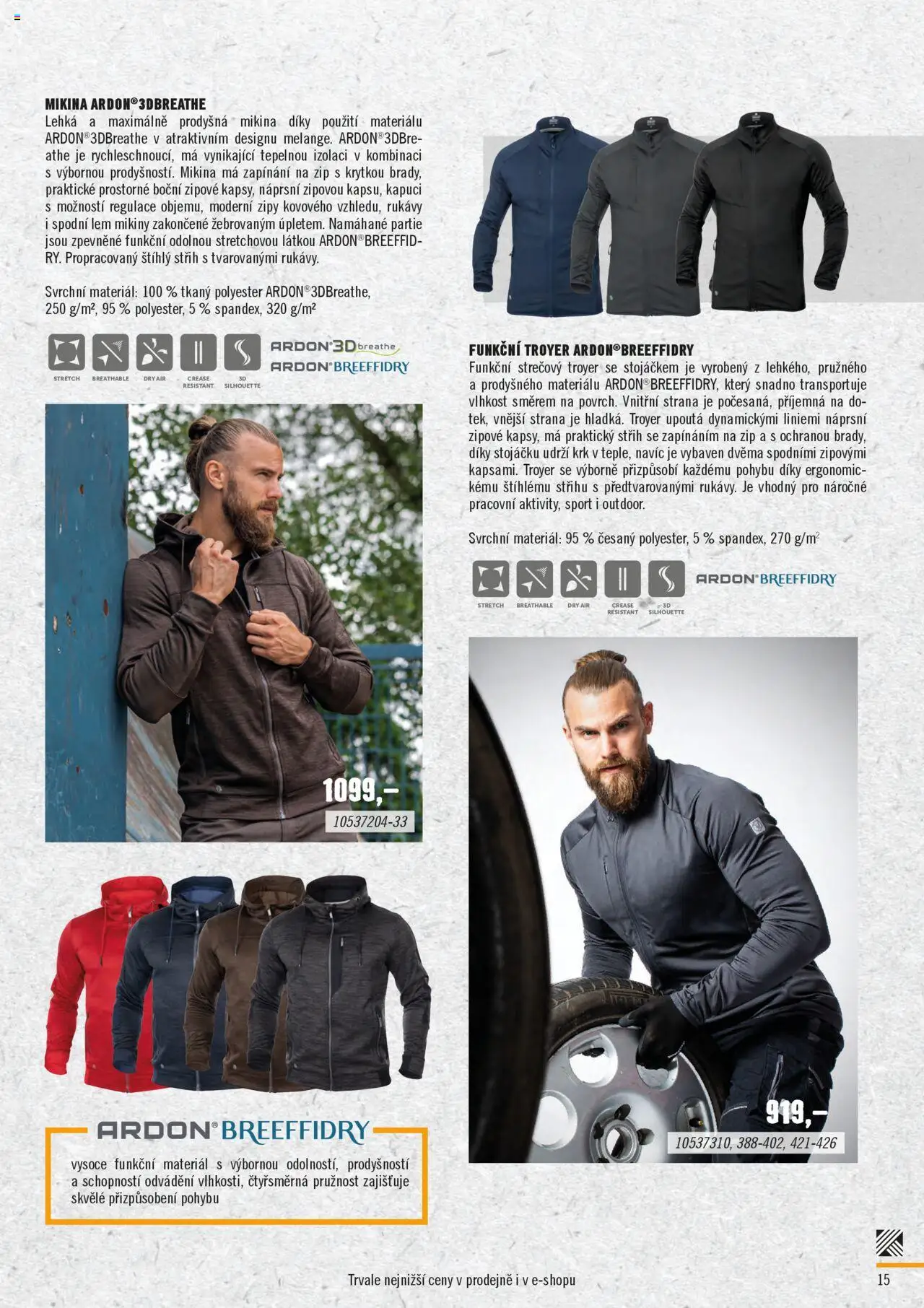 HORNBACH katalog - Pracovní oblečení od 12.04.2025 | Strana: 15 | Produkty: Mikina, Mikiny