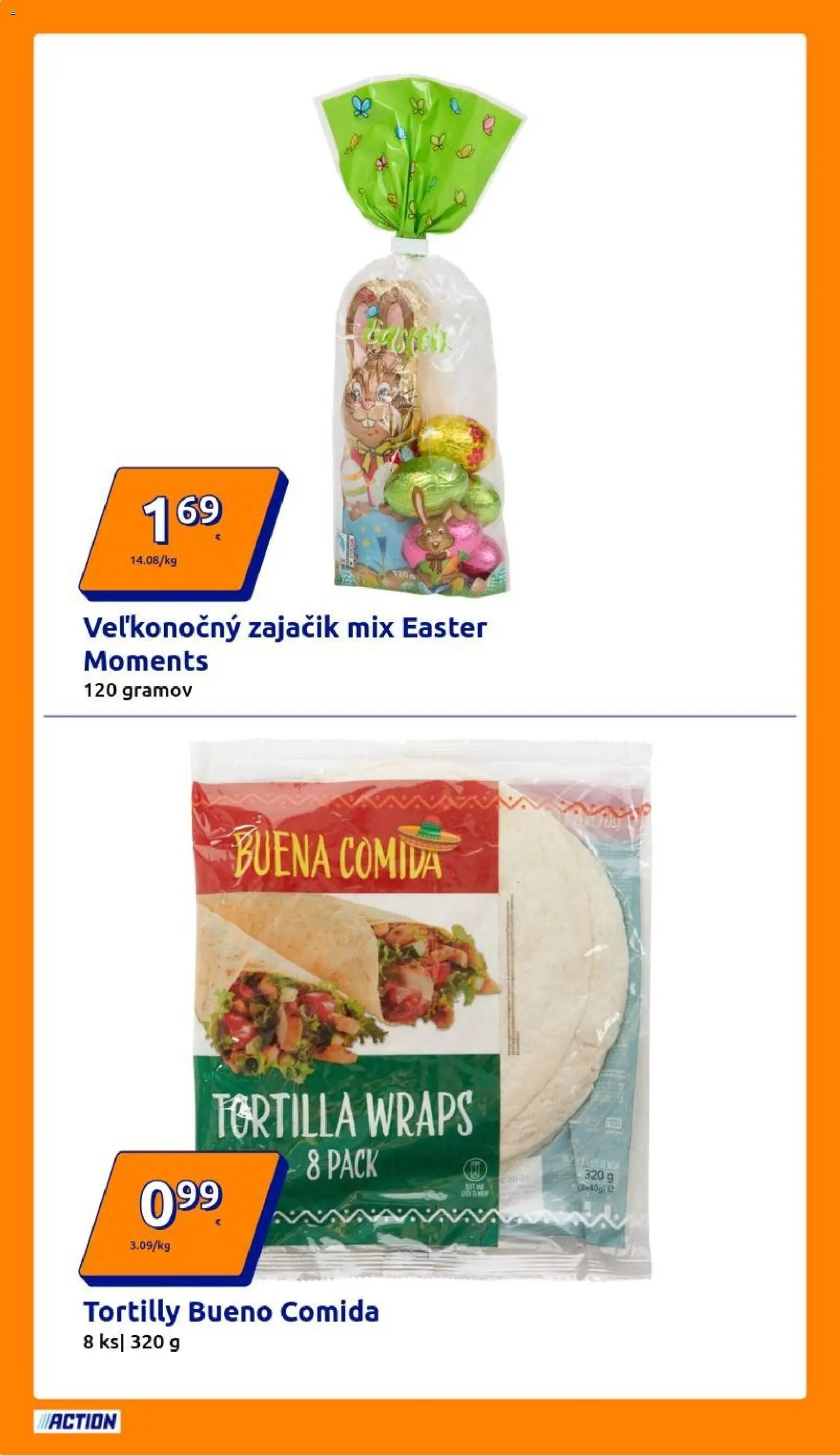 Nové Action akcie – leták je platný od 18.02.2026 | Strana: 14 | Produkty: Tortilla