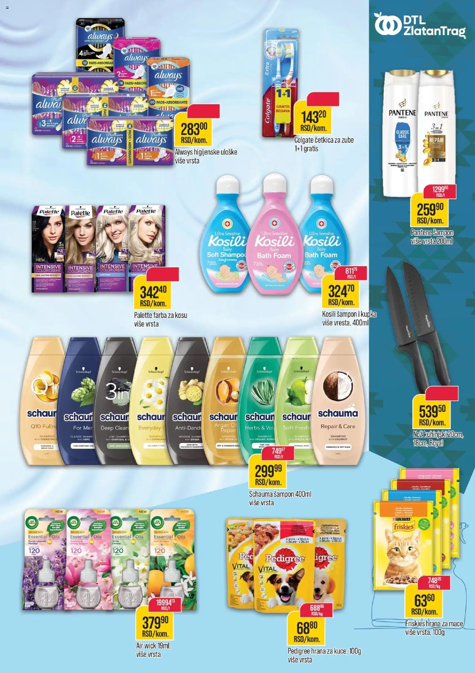 Zlatan Trag katalog - važi od 02.01.2026 | Strana: 11 | Proizvode: Pedigree, Purina, Colgate, Pantene