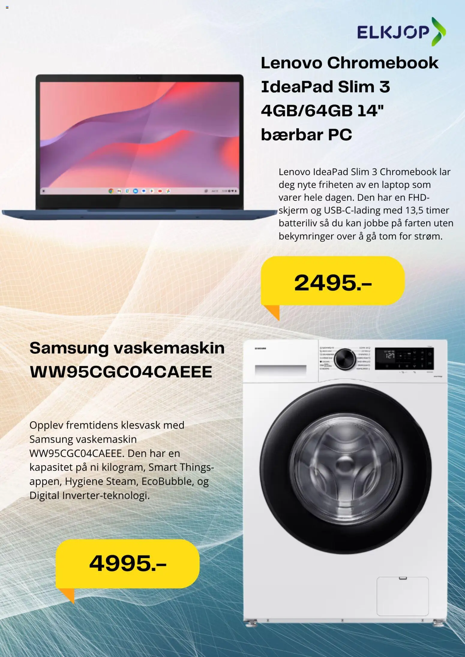 {H1} | Side: 6 | Produkter: Skjerm, Pc, Thon en boite, Vaskemaskin