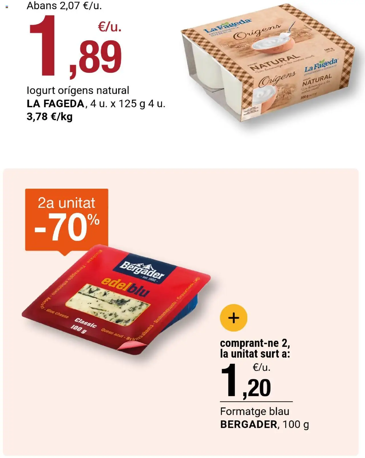 Bonpreu folleto │ válido desde el 23.09.2025 | Página: 67 | Productos: Queso