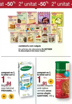 Vista previa Bonpreu folleto válido desde el 21.10.2025 | Página: 24 | Productos: Galletas, Bizcocho, Παντελόνι εγκυμοσύνης, Bebida de soja