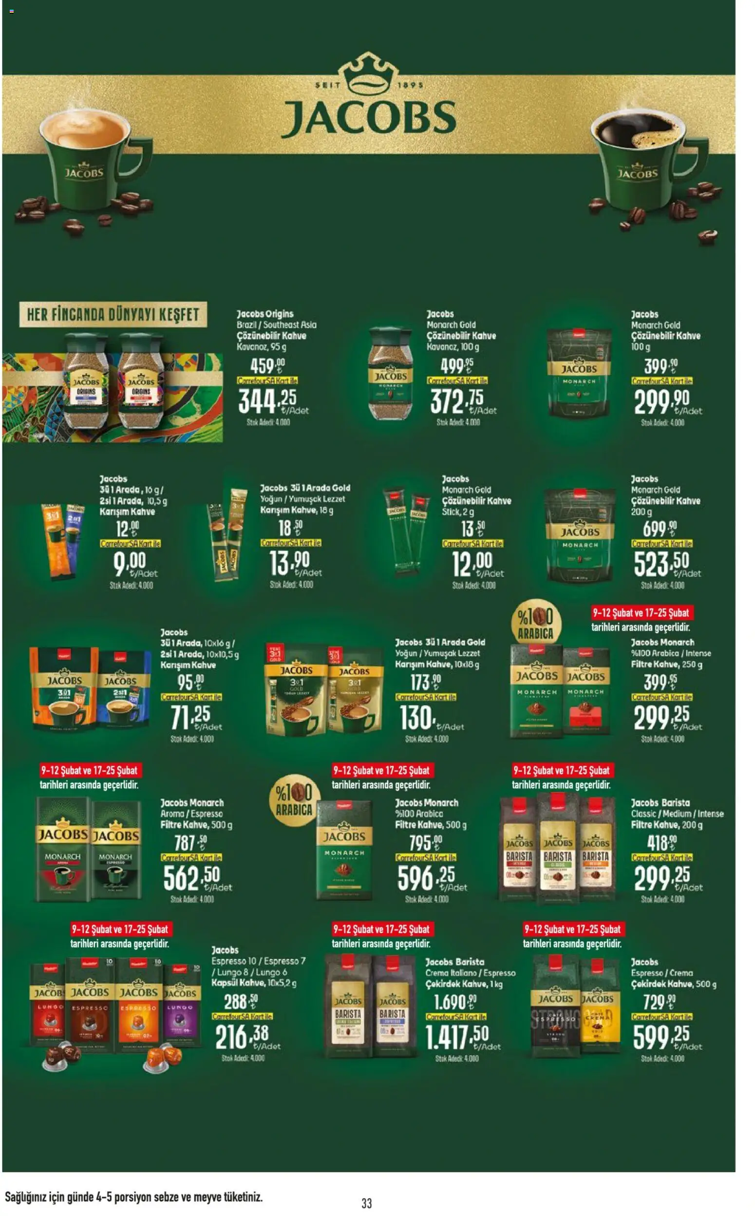 CarrefourSA Katalog - 09.02.2026 tarihinden itibaren geçerlidir | Sayfa: 33