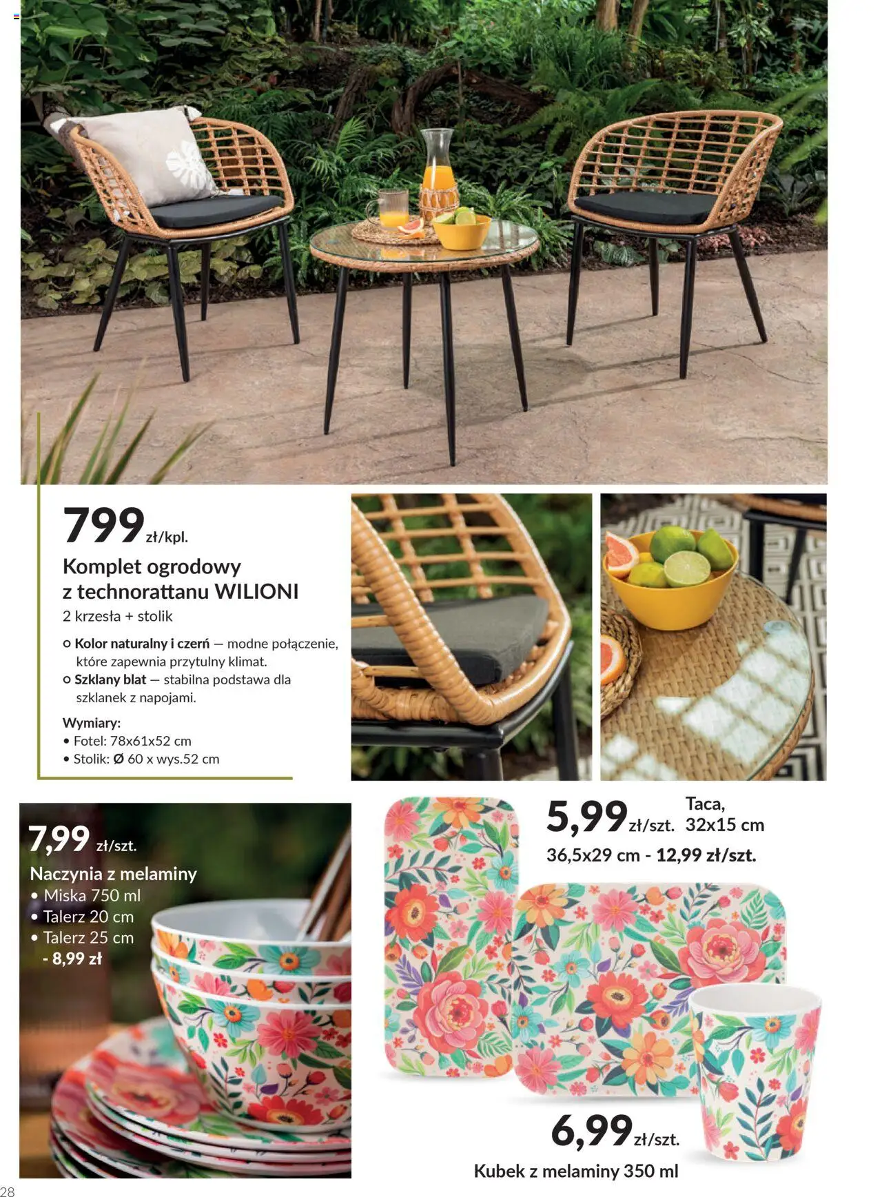 Salony Agata Gazetka - Ogród od 26.05.2025 | Strona: 28 | Produkty: Fotel