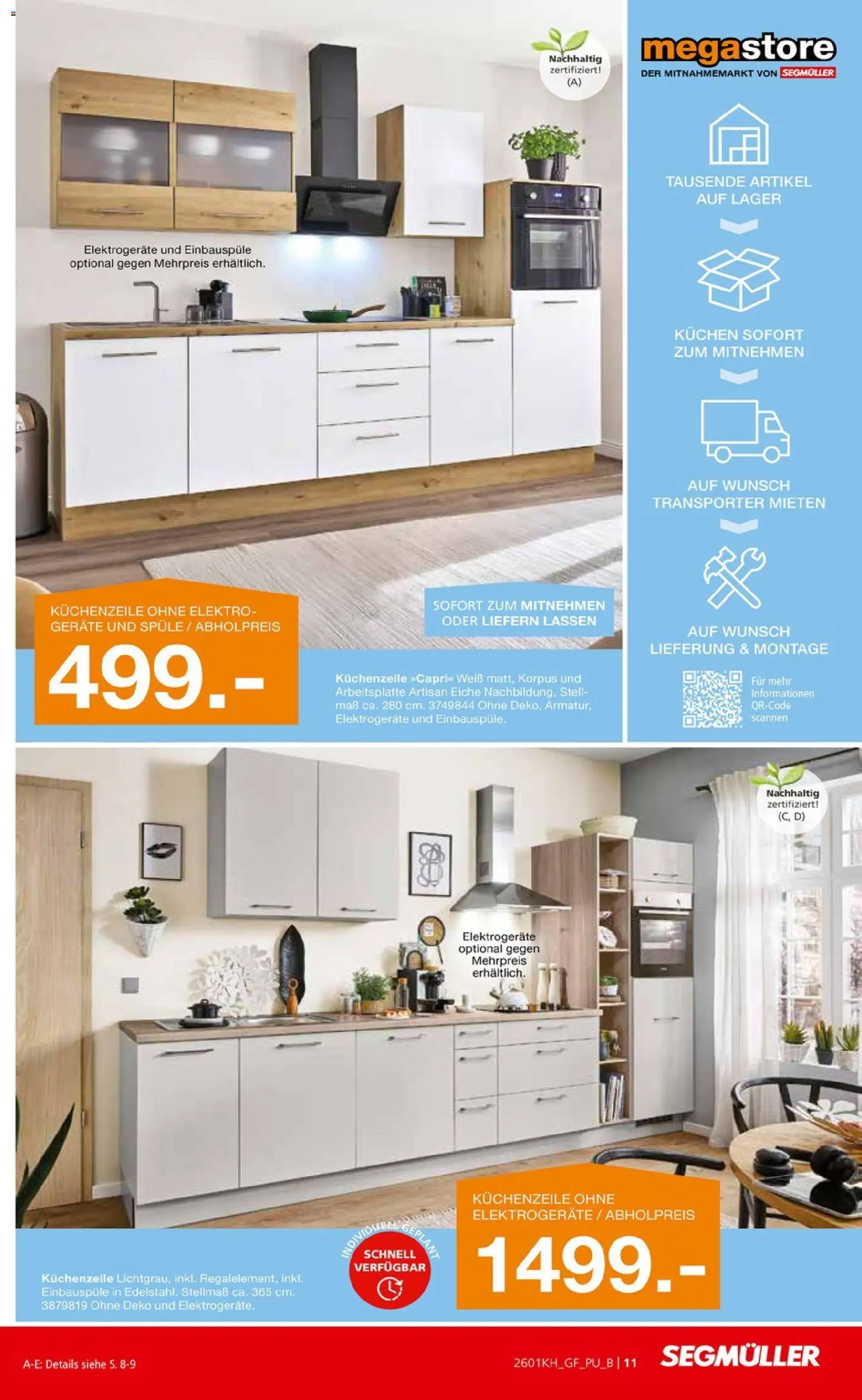 Segmüller Küchen Spezial – gültig ab 20.12.2025 | Seite: 17 | Produkte: Küchenzeile, Kuchen