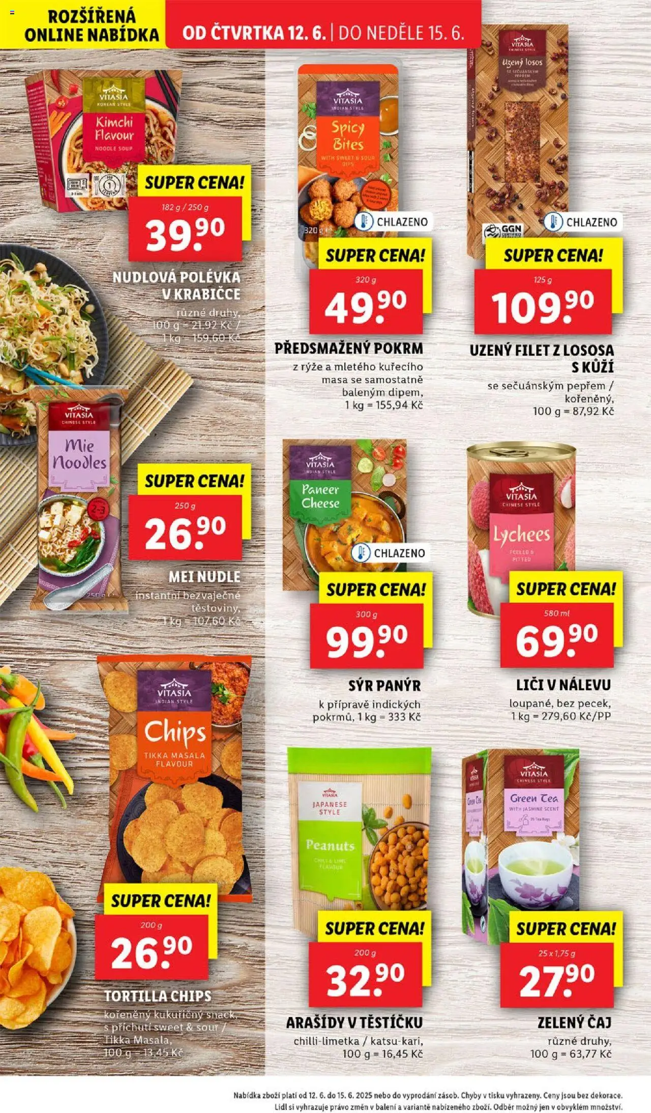 Lidl leták od 12.06.2025 | Strana: 24 | Produkty: Filet z lososa, Arašídy, Tortilla, Uzený losos