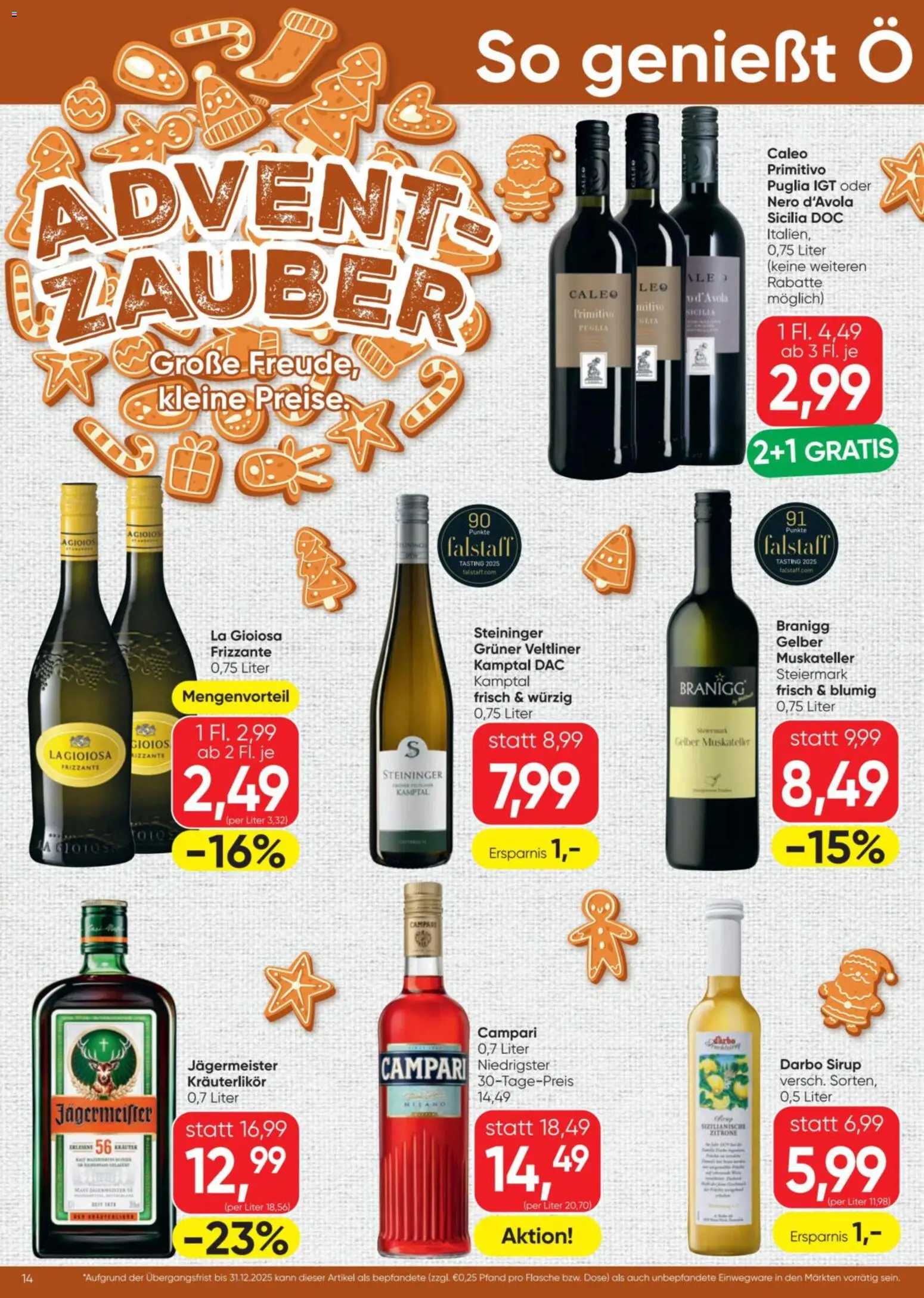 Spar Flugblatt gültig ab 04.12.2025 | Seite: 14 | Produkte: Zitrone, Nauriit