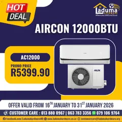 Laduma Hardware specials catalogue – valid from 16.01.2026