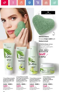 Oriflame akciós ujság - amely érvényes a következő dátumtól: 27.07.2025 | Oldal: 156 | Termékek: Lime, Zöld tea, Tea