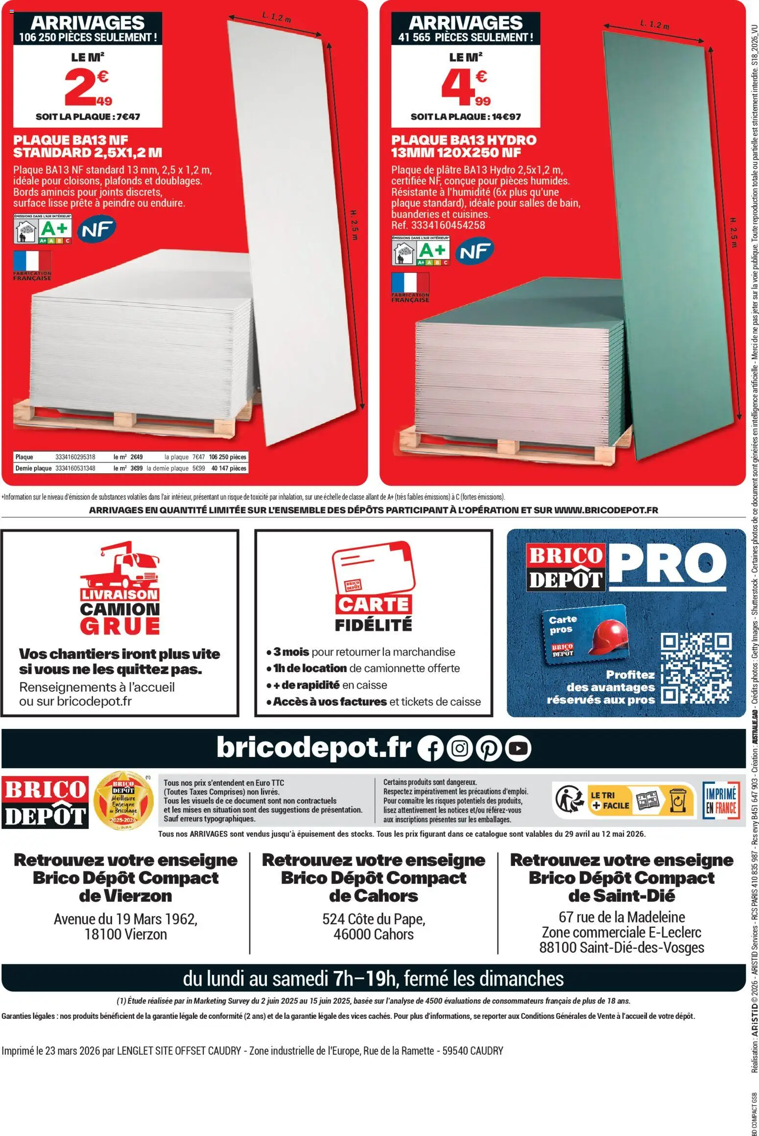 {H1} | Page: 16 | Produits: Plâtre