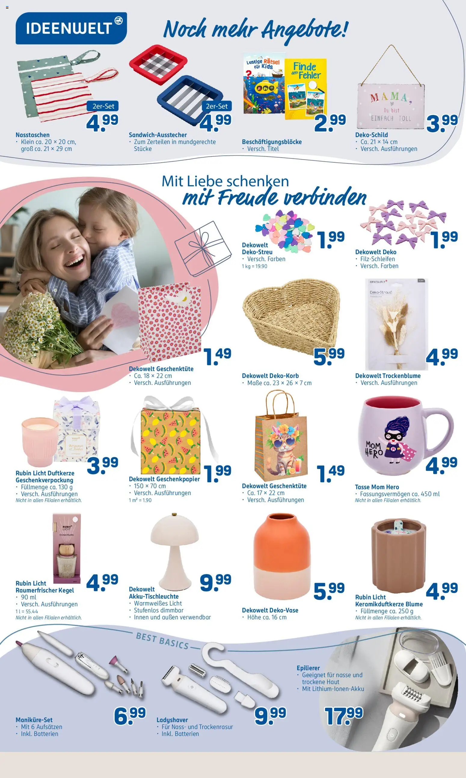 Rossmann Prospekt 	 – gültig ab 27.04.2026 | Seite: 4 | Produkte: Cutter, Epilierer, Batterien, Vase