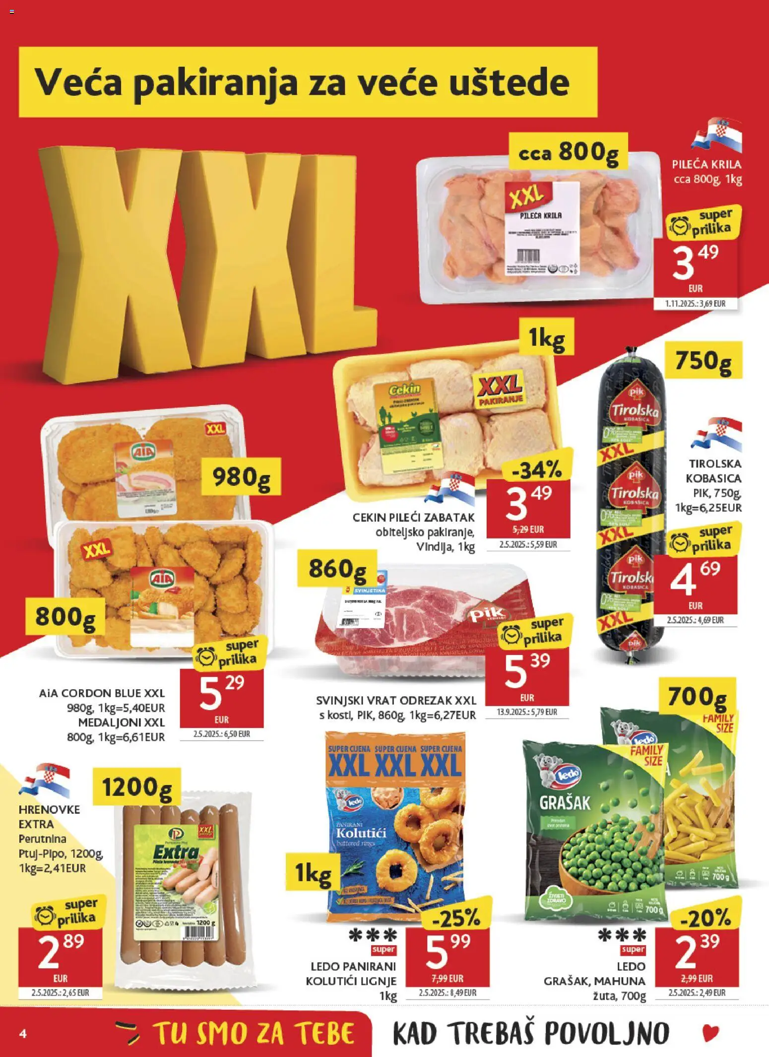 Konzum HR akciós ujság - amely érvényes a következő dátumtól: 14.01.2026 | Oldal: 4