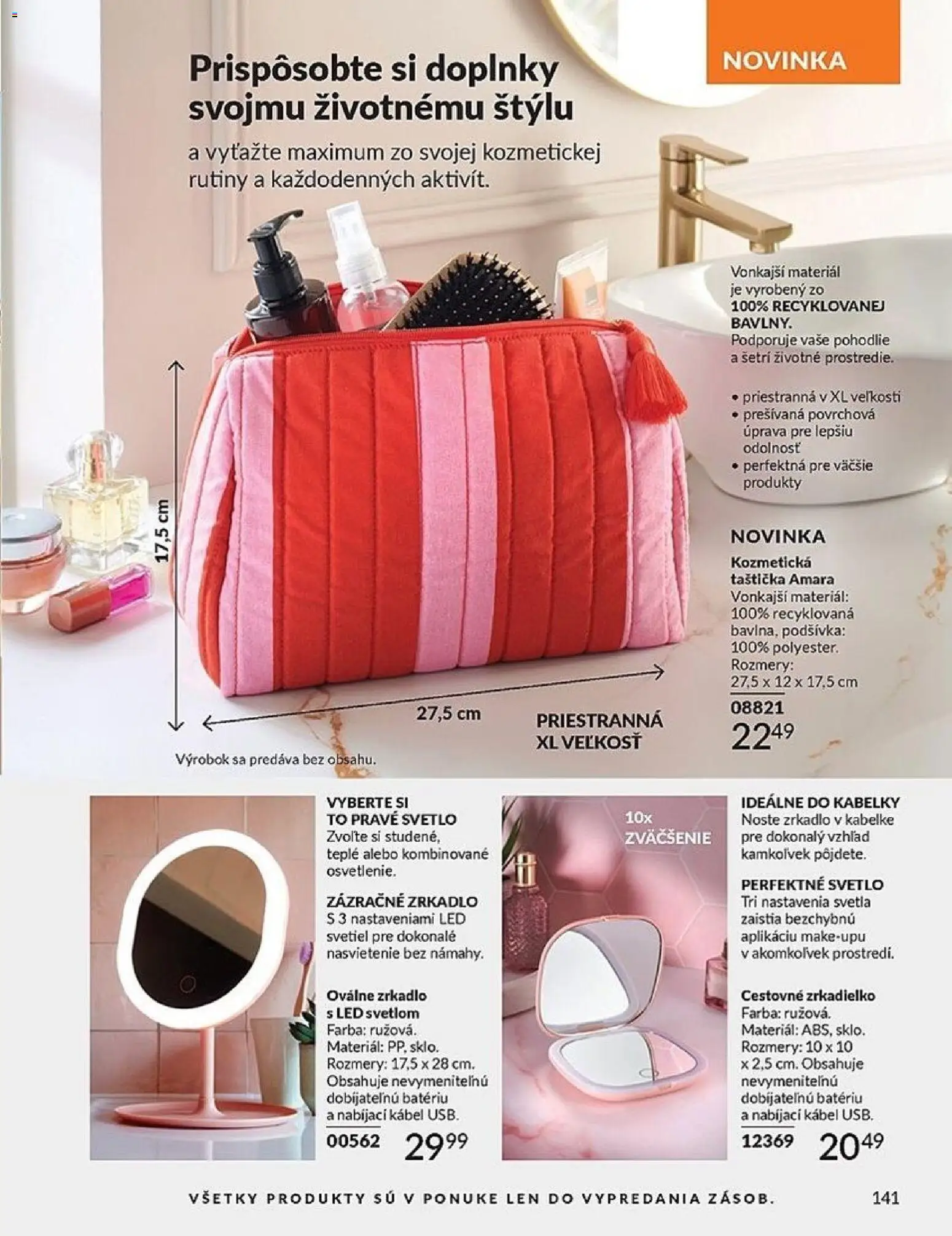 Nové Avon akcie – leták je platný od 01.02.2026 | Strana: 141 | Produkty: Zrkadlo, Svetlo, Kábel
