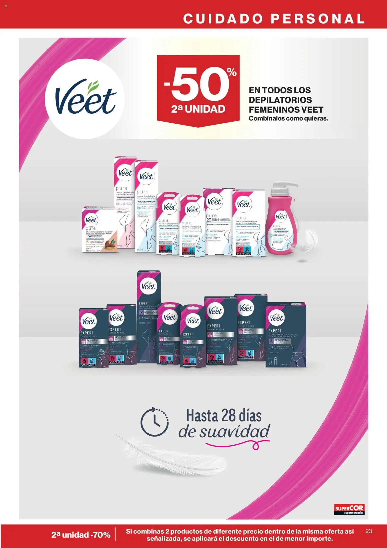 Supercor folleto │ válido desde el 12.03.2026 | Página: 23 | Productos: Crema depilatoria, Crema