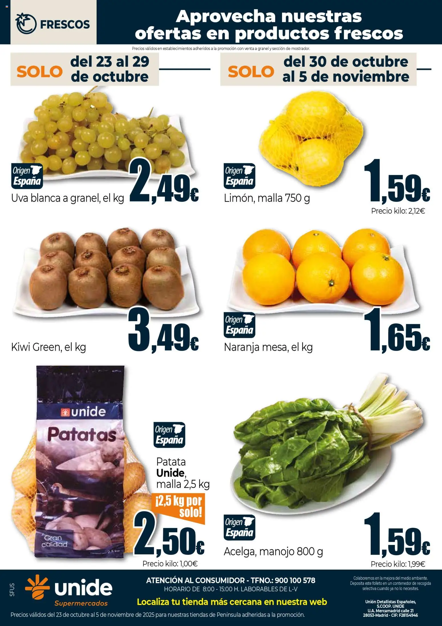 Unide - La fiesta de ahorro │ válido desde el 23.10.2025 | Página: 4 | Productos: Kiwi
