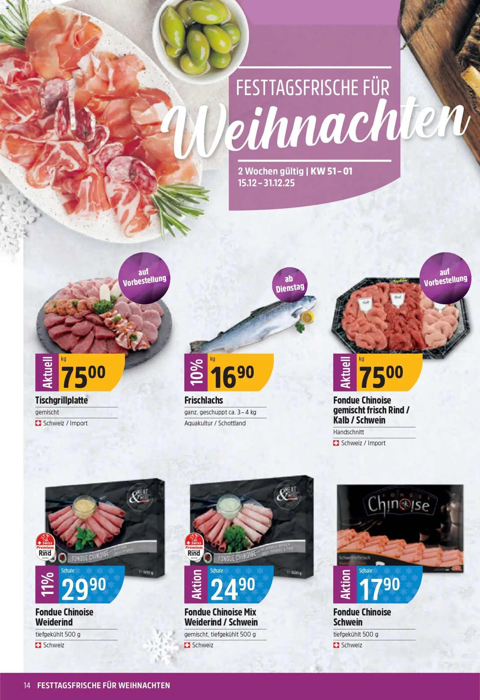 TopCC Aktionen – gültig ab 15.12.2025 | Seite: 14 | Produkte: Fondue