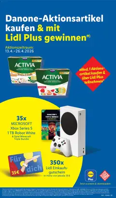 Náhled letáku Lidl Německo leták od 20.04.2026 | Strana: 19 | Produkty: Xbox, Robot, Actimel