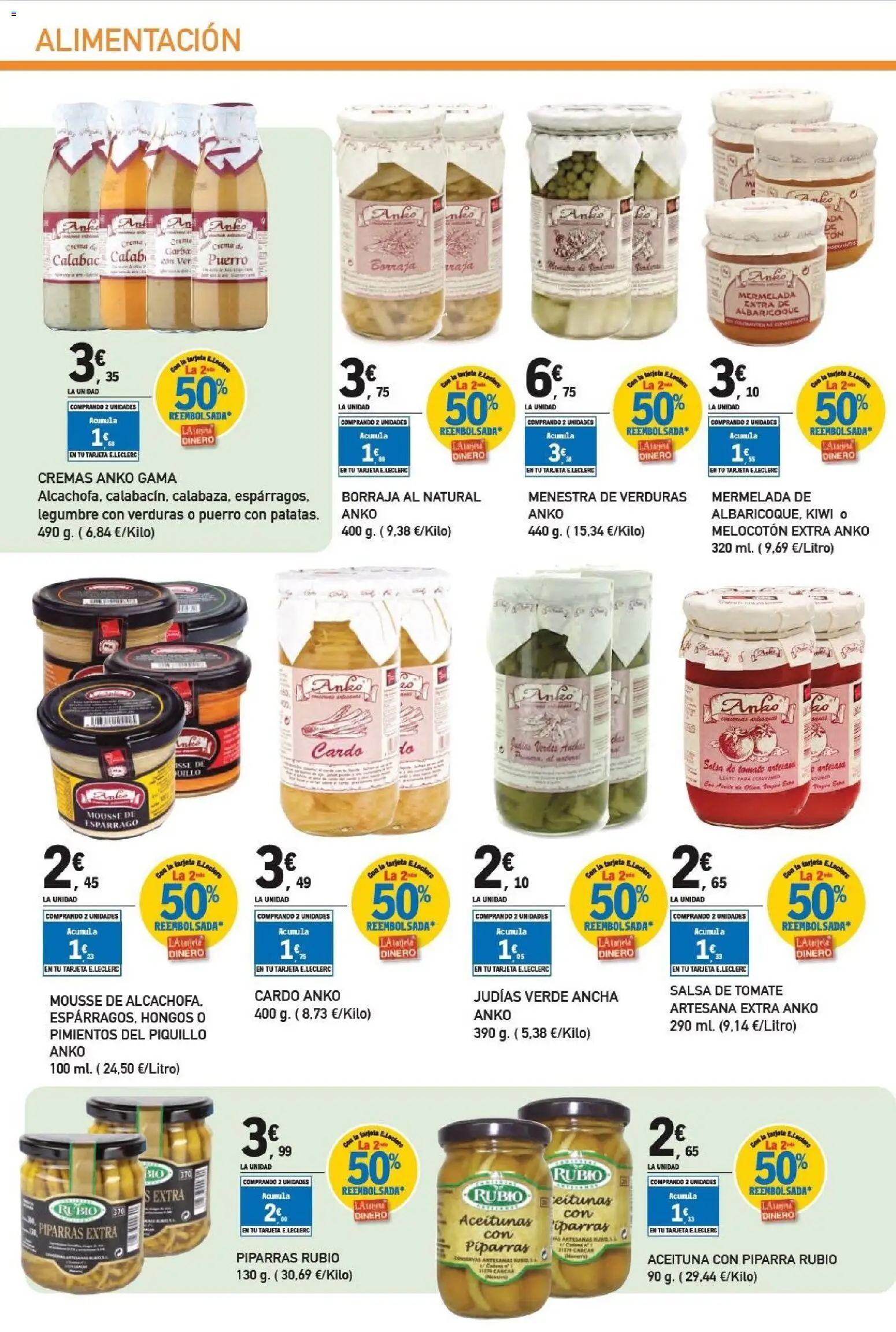 E.Leclerc - Alianz Locales │ válido desde el 25.02.2026 | Página: 36 | Productos: Mousse, Salsa de tomate, Crema, Αποφλοιωτής σκόρδου