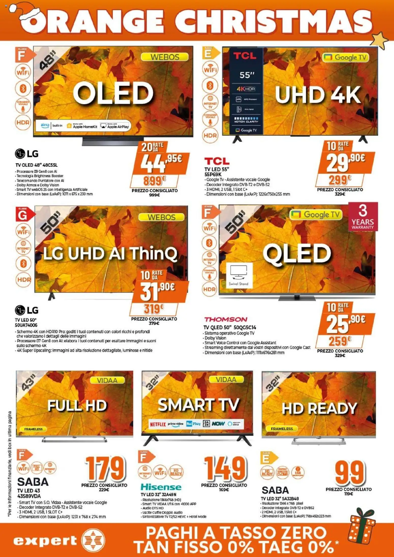 Volantino Expert del 02.12.2025 | Pagina: 3 | Prodotti: Schermo, Decoder, TV, Cuffie